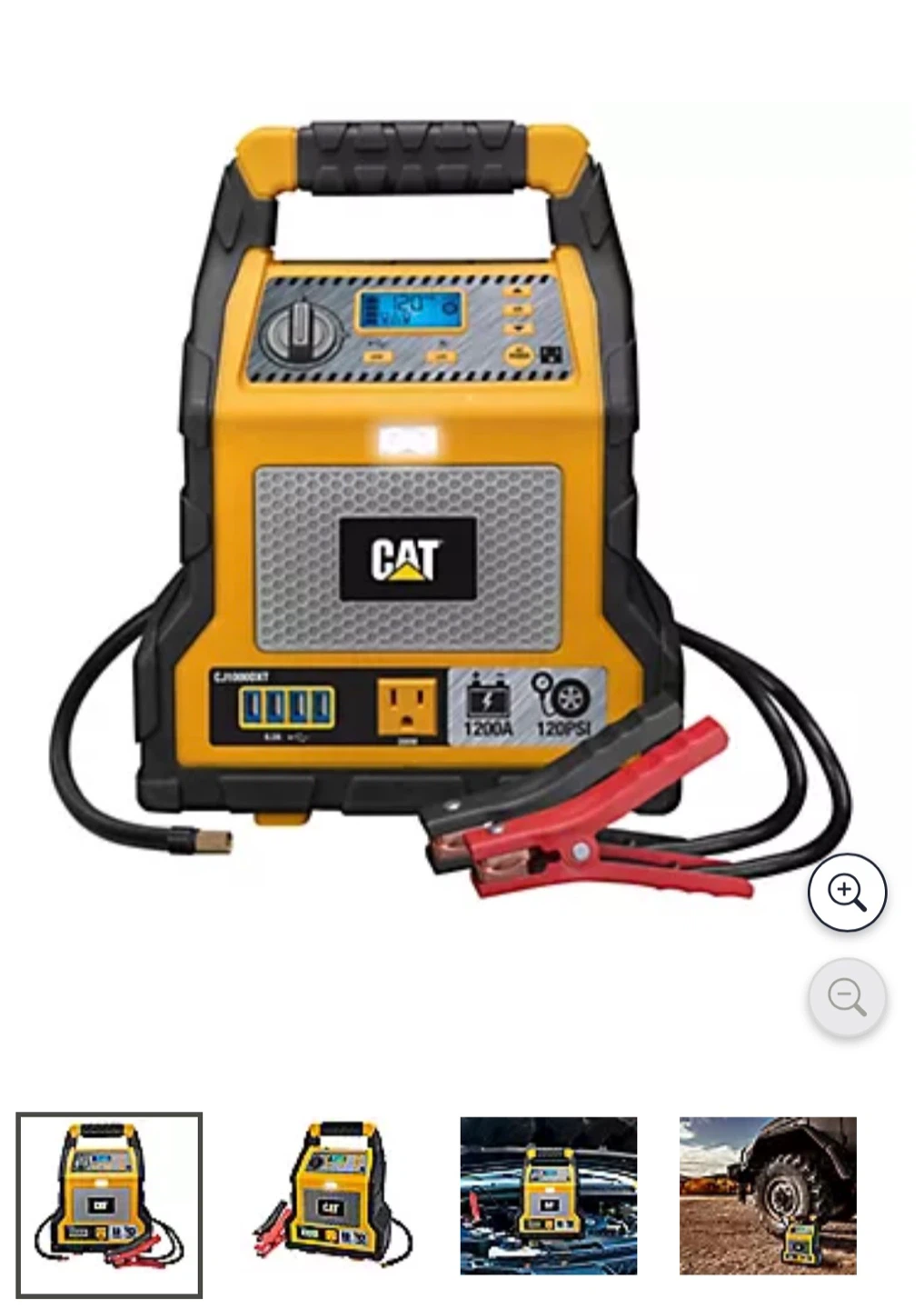 CAT 1200A Jump Starter with Air Compressor