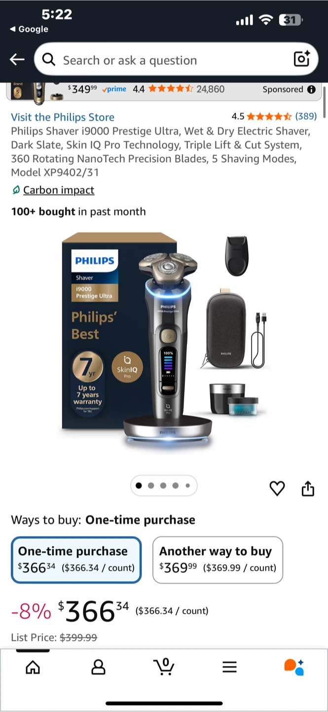 Philips Shaver Series 9000 Prestige Ultra - photo 3