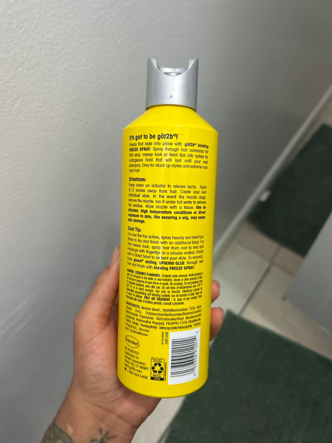 got2b Glued Blasting Freeze Spray - 12 oz - photo 2