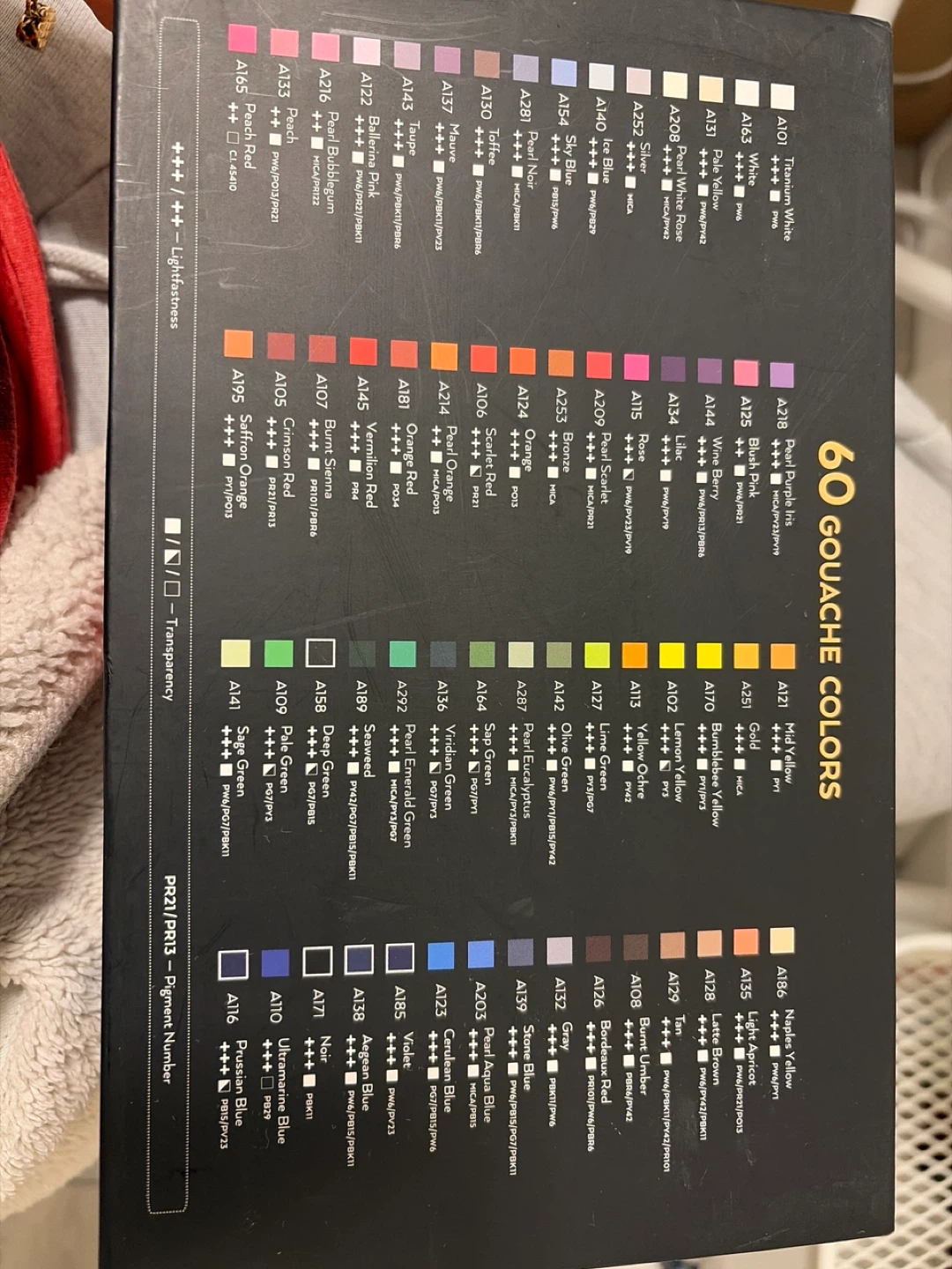 Arteza 60 Colors Premium Gouache Paint Set - photo 2