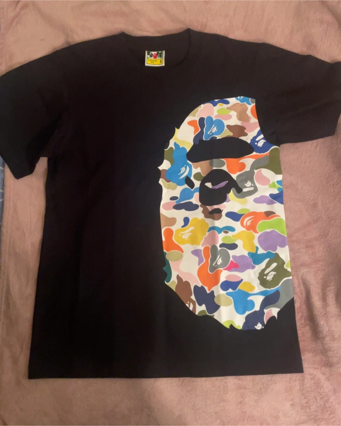 REAL BAPE A Bathing Ape T-Shirt Size S