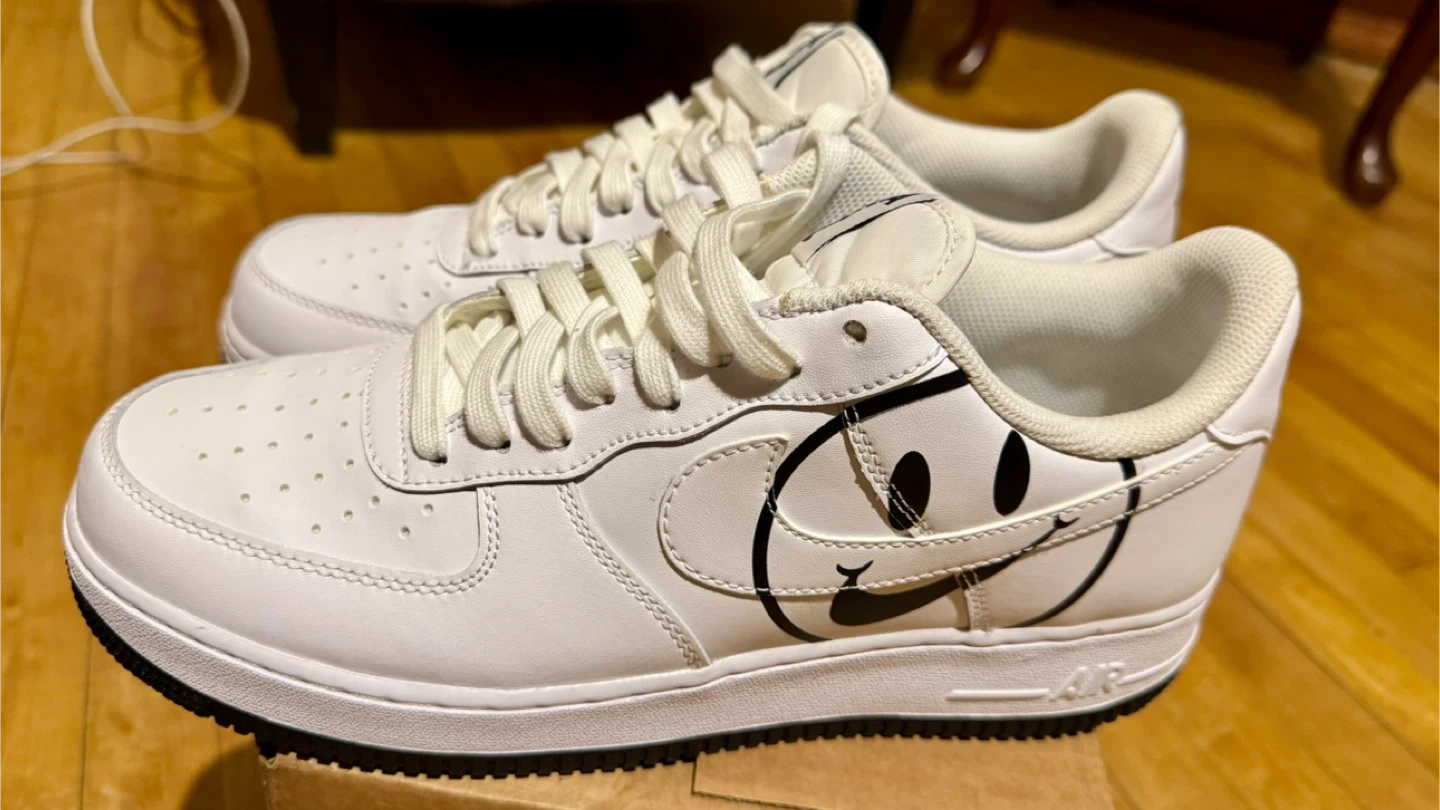 Nike Air Force 1 "Have A Nike Day" Smiley Face Sneakers - photo 2