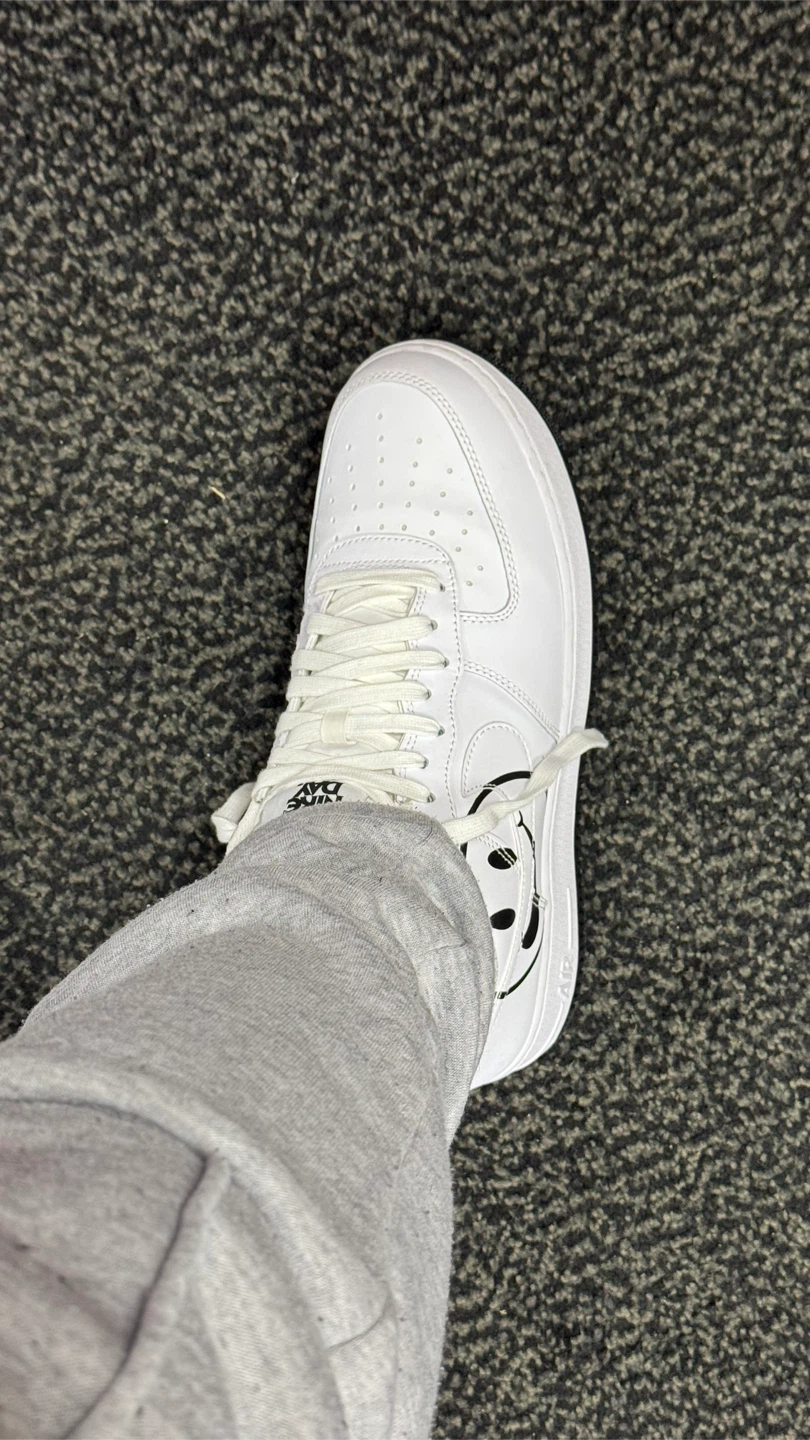 Nike Air Force 1 "Have A Nike Day" Smiley Face Sneakers - photo 5