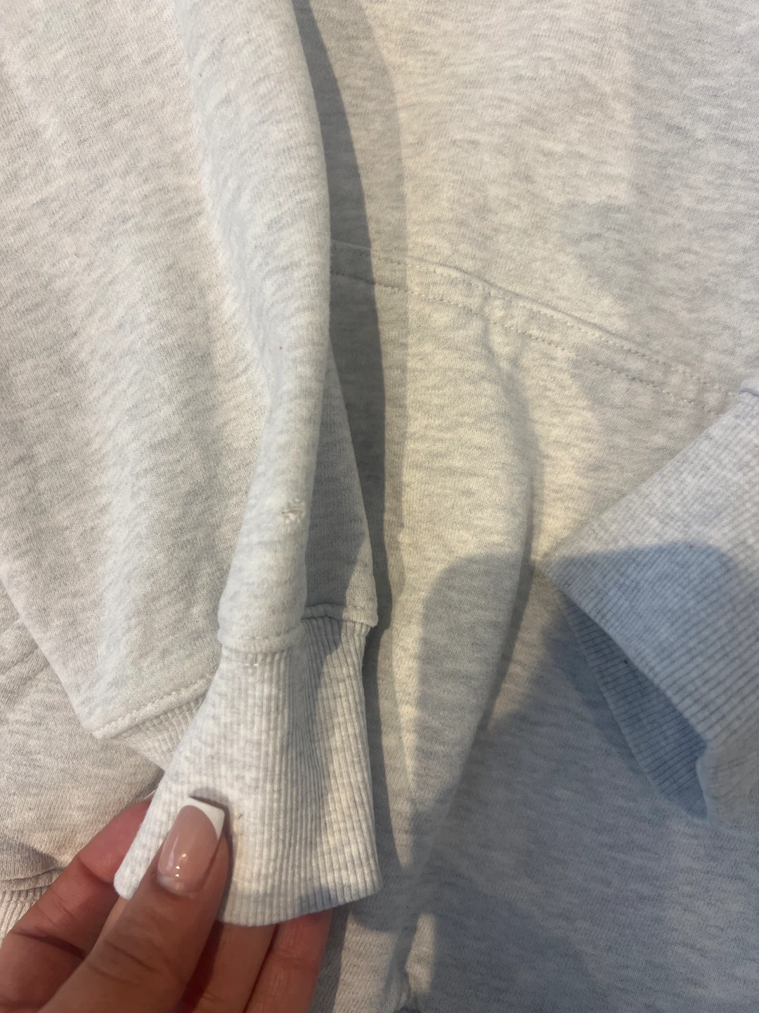 ARITZIA Grey Sweat Fleece Hoodie Size M - photo 2