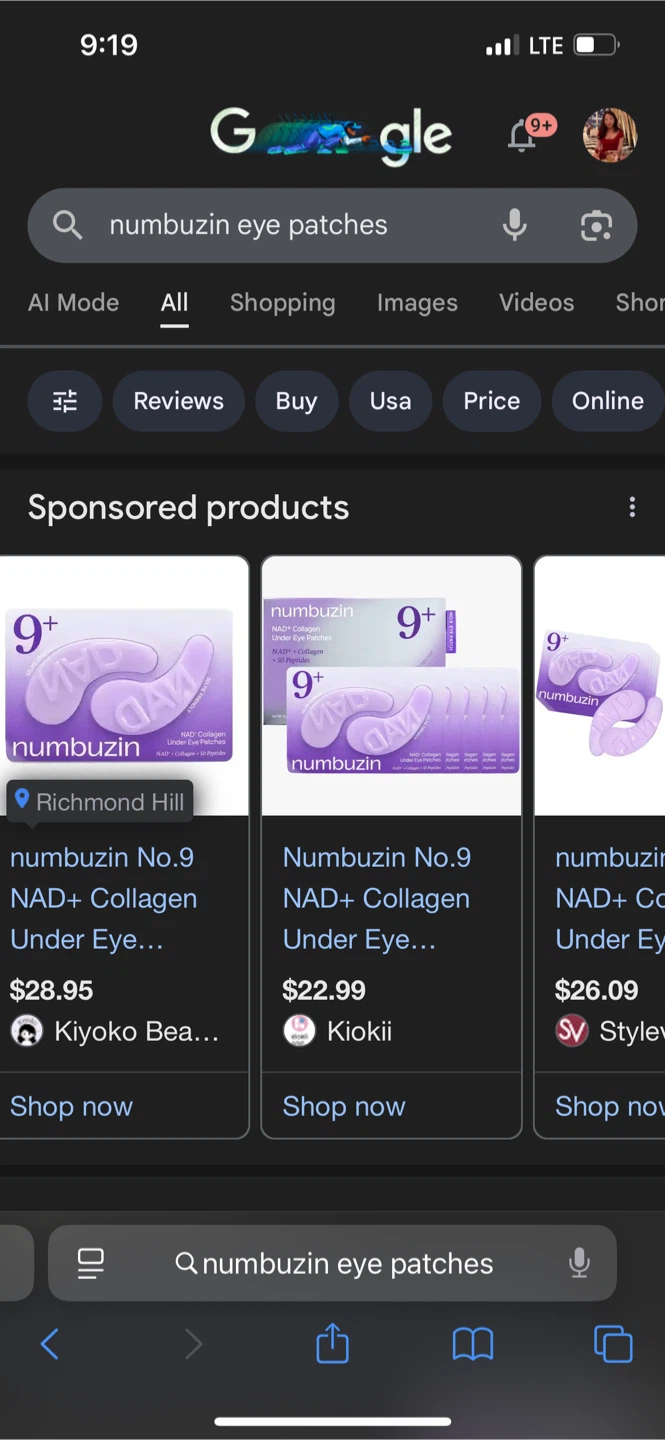 numbuzin No.9 NAD+ Collagen Under Eye Patches - photo 2
