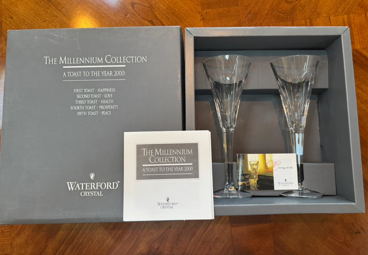 Waterford Millennium Collection Love Champagne Flutes (Set of 2)