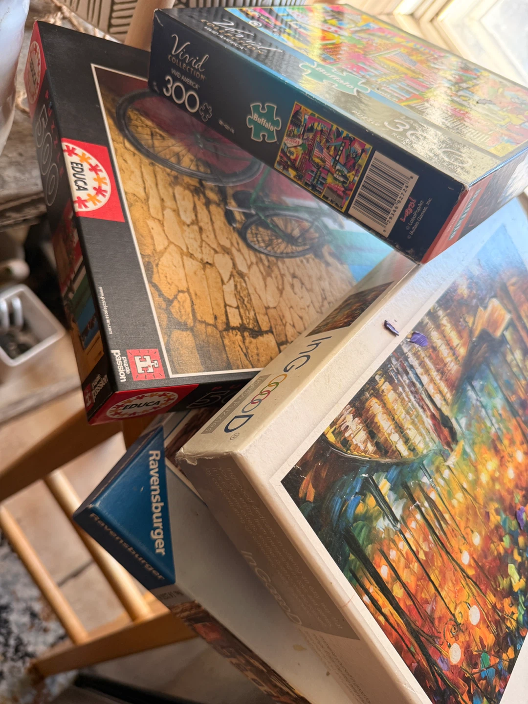 4 Jigsaw Puzzles: all complete