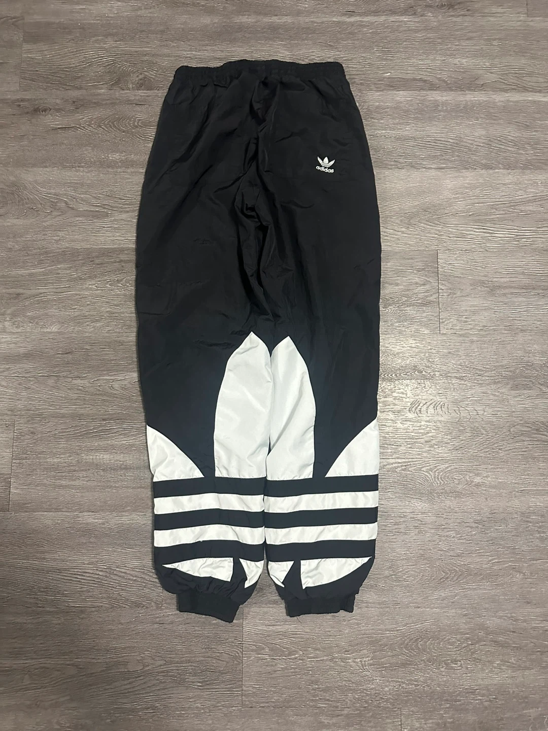 Adidas Track Pants Black White Trefoil Logo