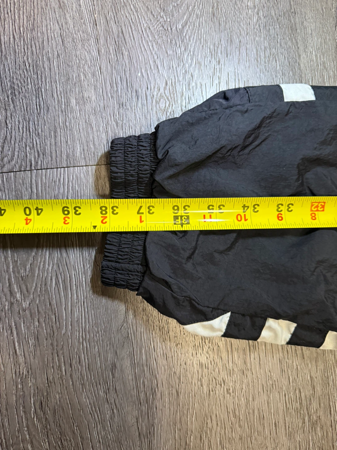 Adidas Track Pants Black White Trefoil Logo - photo 5