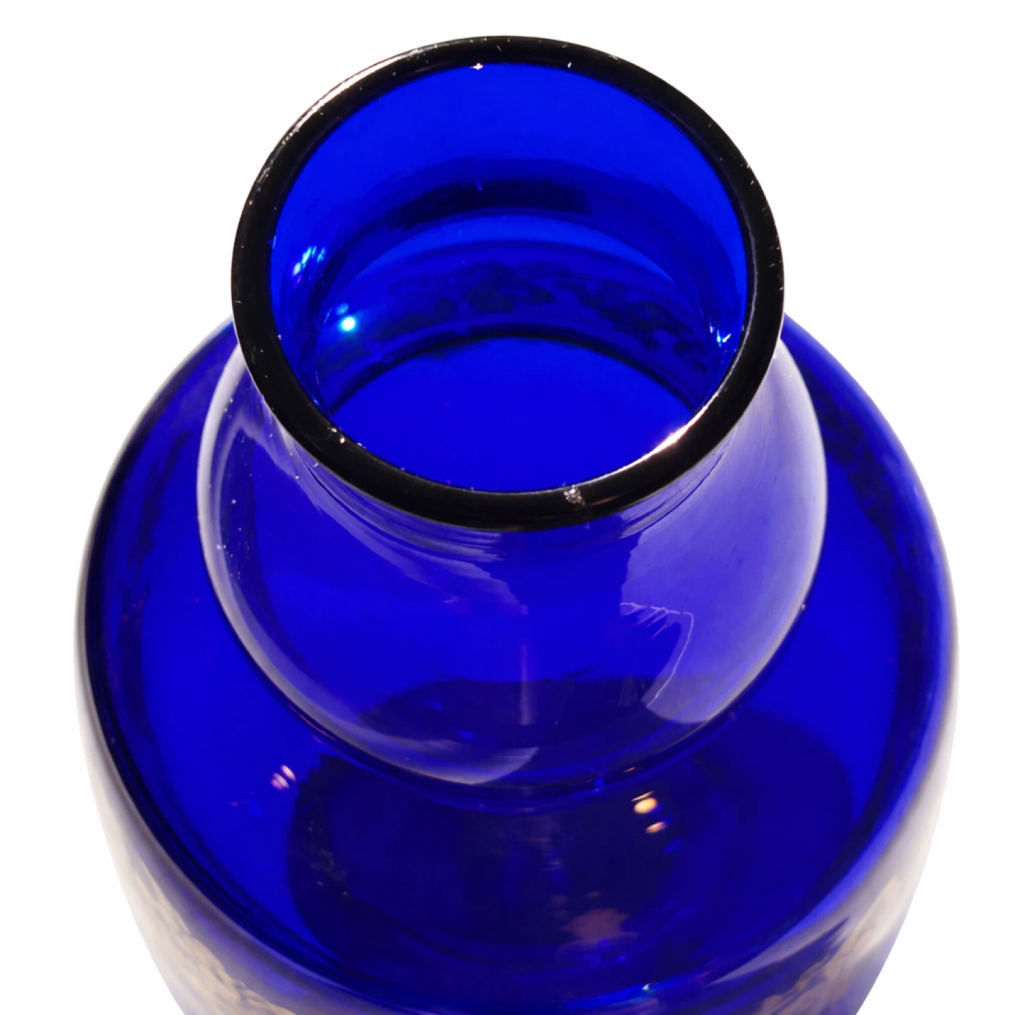 Cobalt Gilt Vase with Grapevine Motif, Mid-20th Century - photo 3