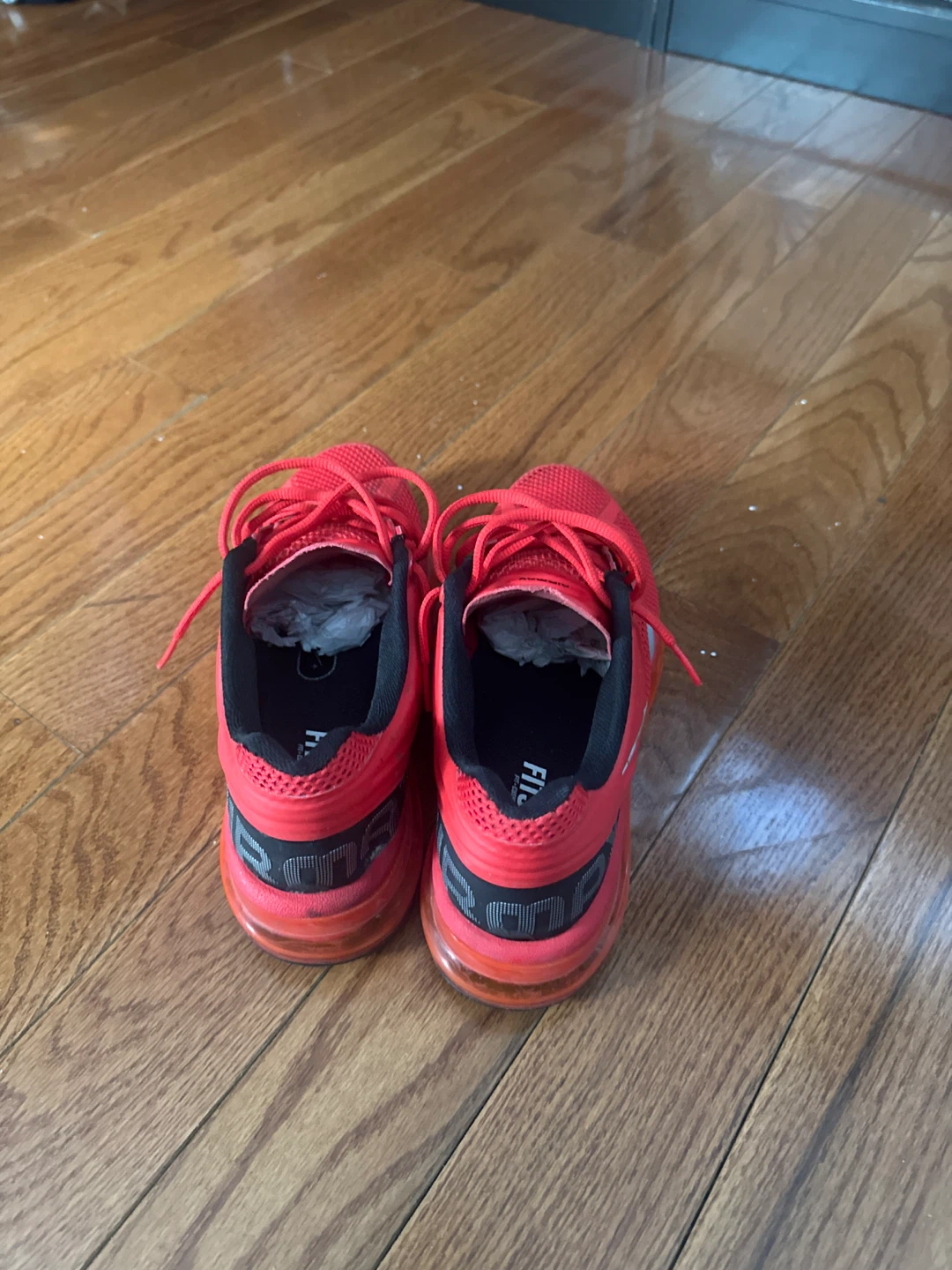 Nike Air Max Red Running Shoes - photo 3