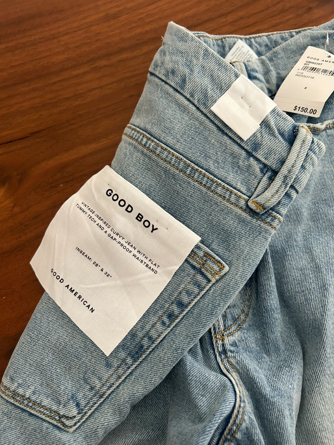 Good American Good Boy Jeans Size 8 - photo 2