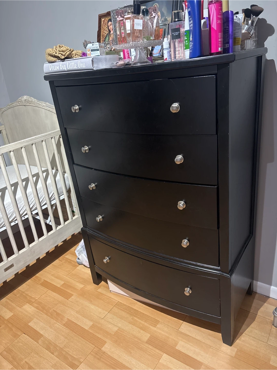 Black 5-Drawer Dresser - photo 2