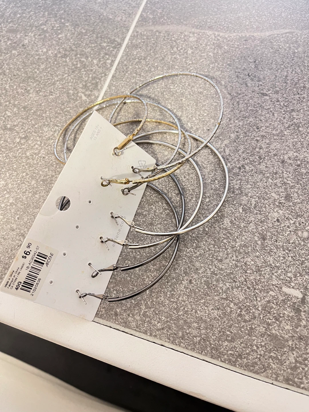 Ardene Hoop Earrings Set - 5 Pairs - photo 2