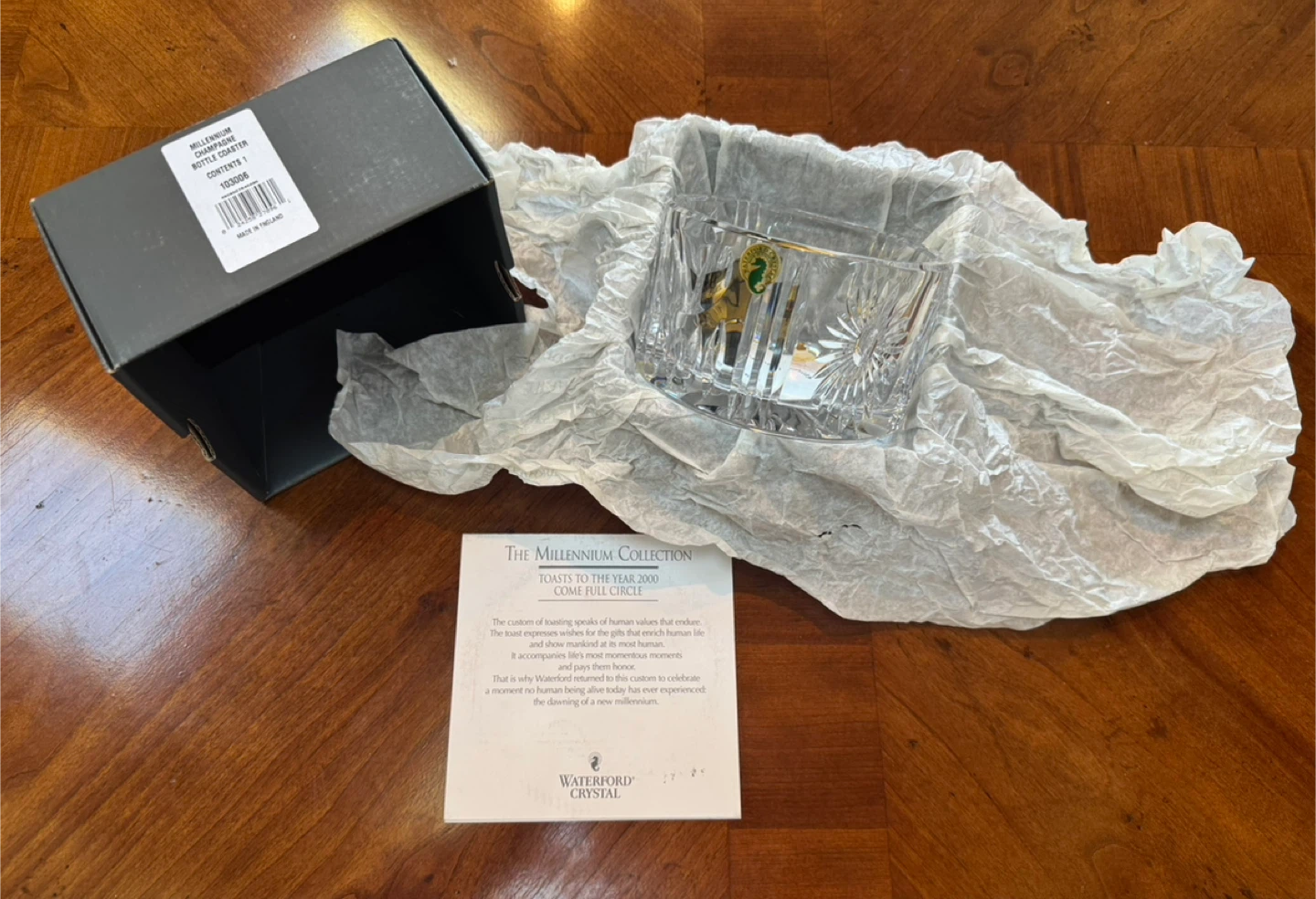 Waterford  Millennium Collection Bottle Coaster - photo 2