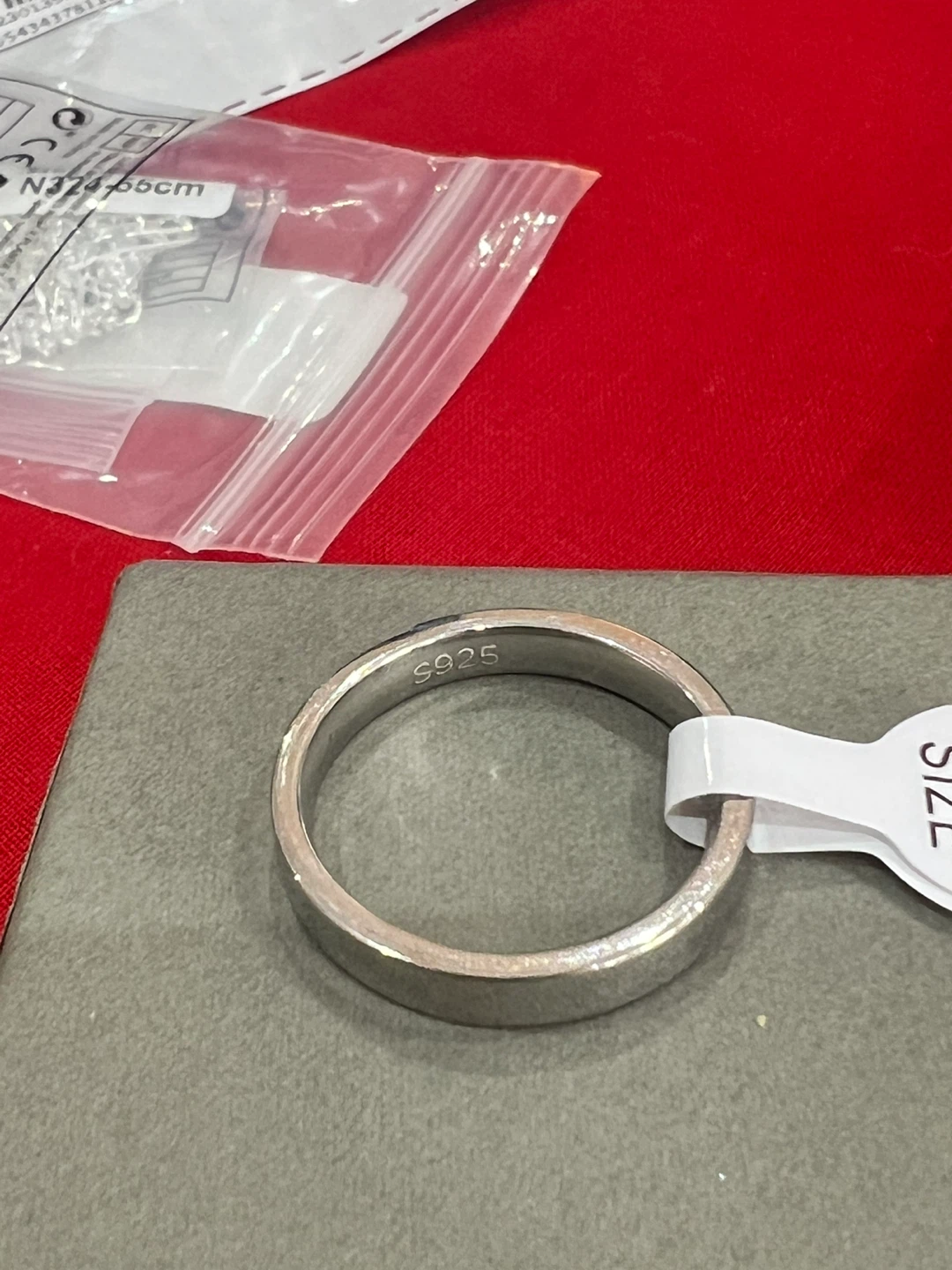 Sterling Silver 925 Band Ring size 9,10,11 - photo 3