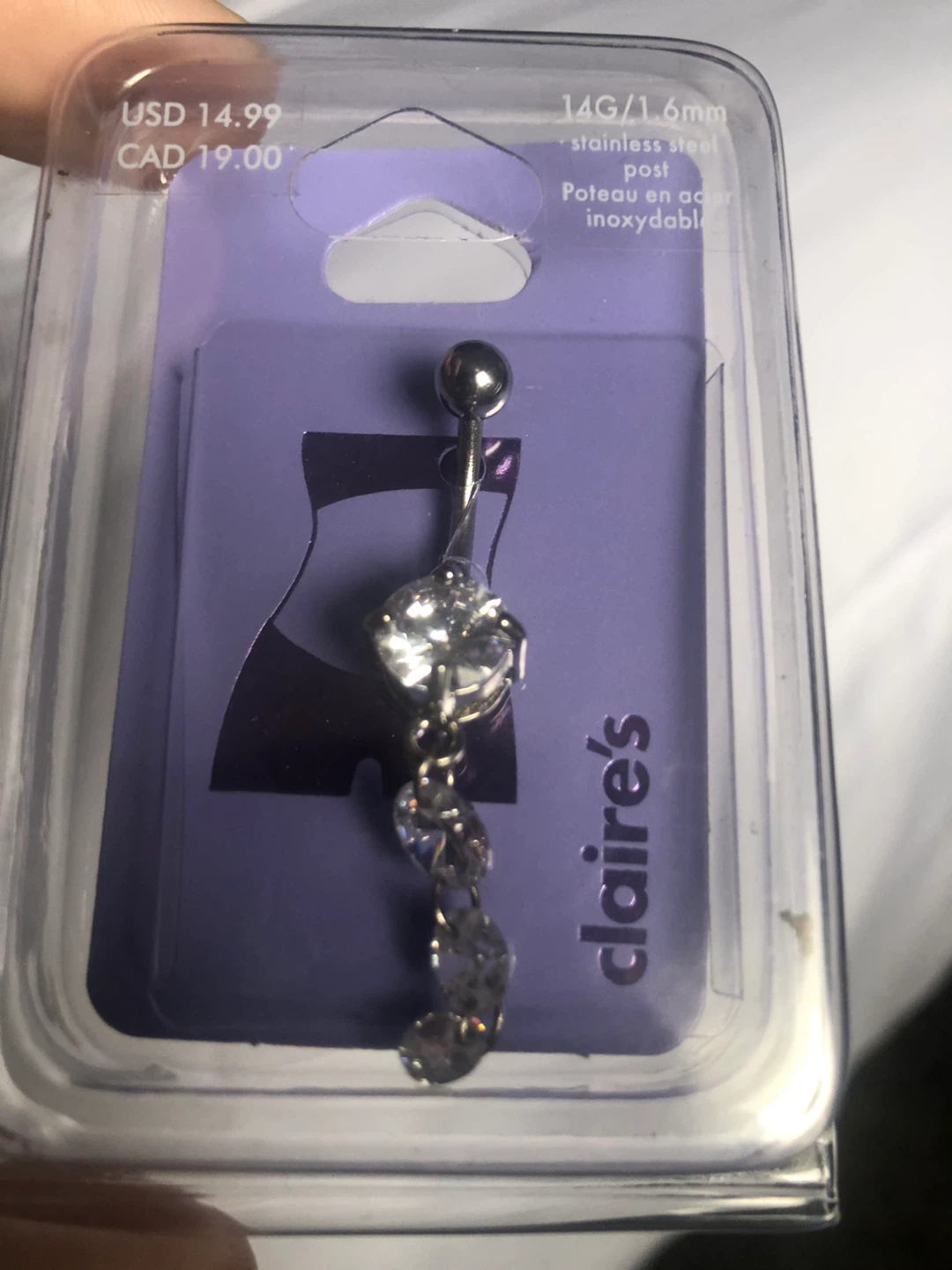 Claire's Belly Button Rings (2-Pack) - photo 2