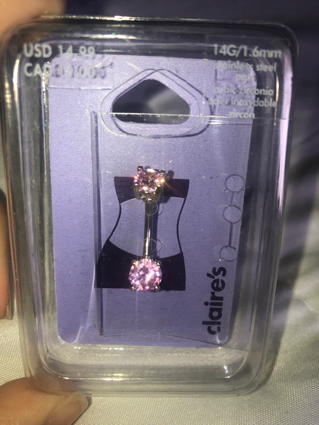 Claire's Belly Button Rings (2-Pack)
