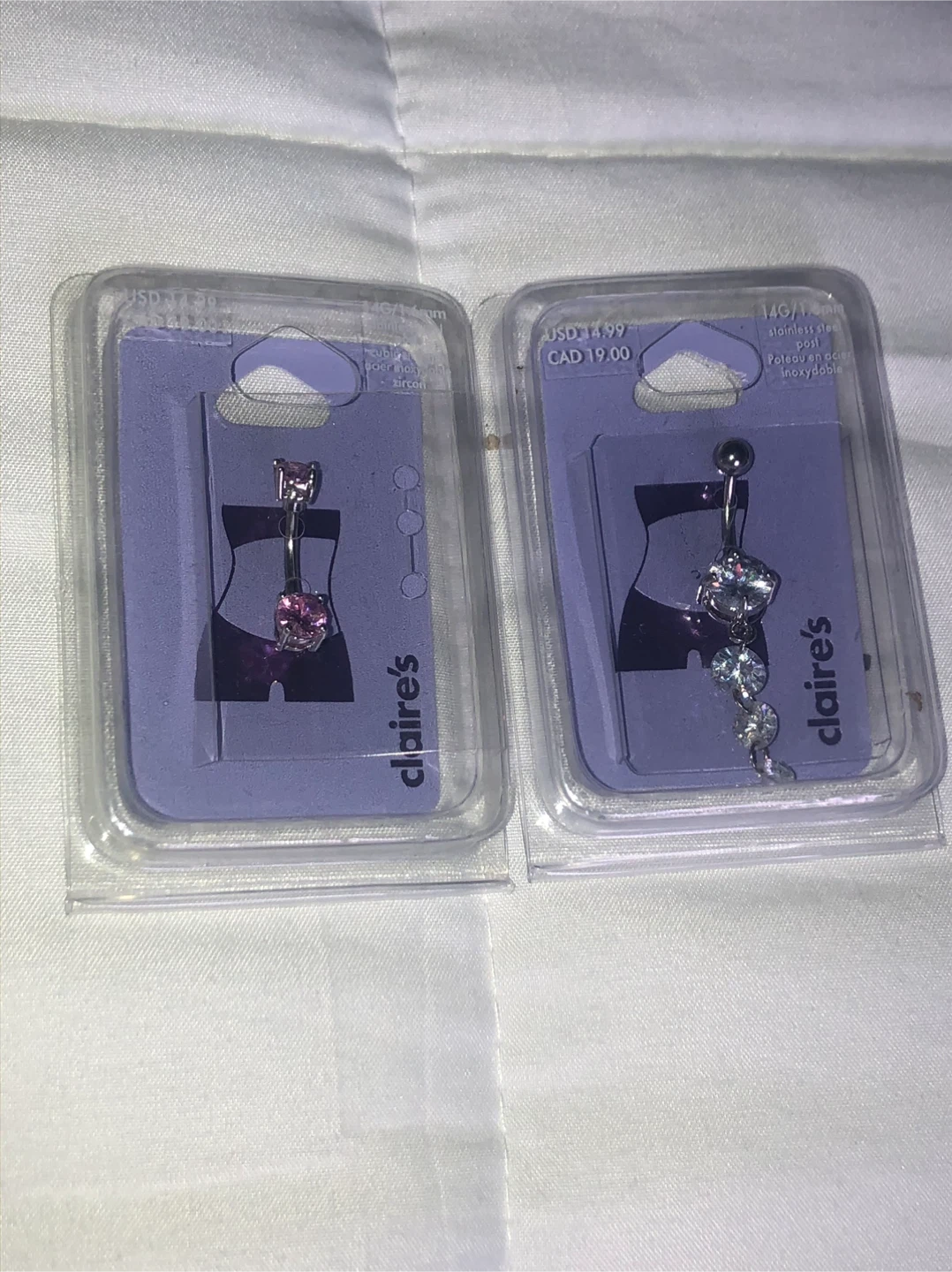 Claire's Belly Button Rings (2-Pack) - photo 3