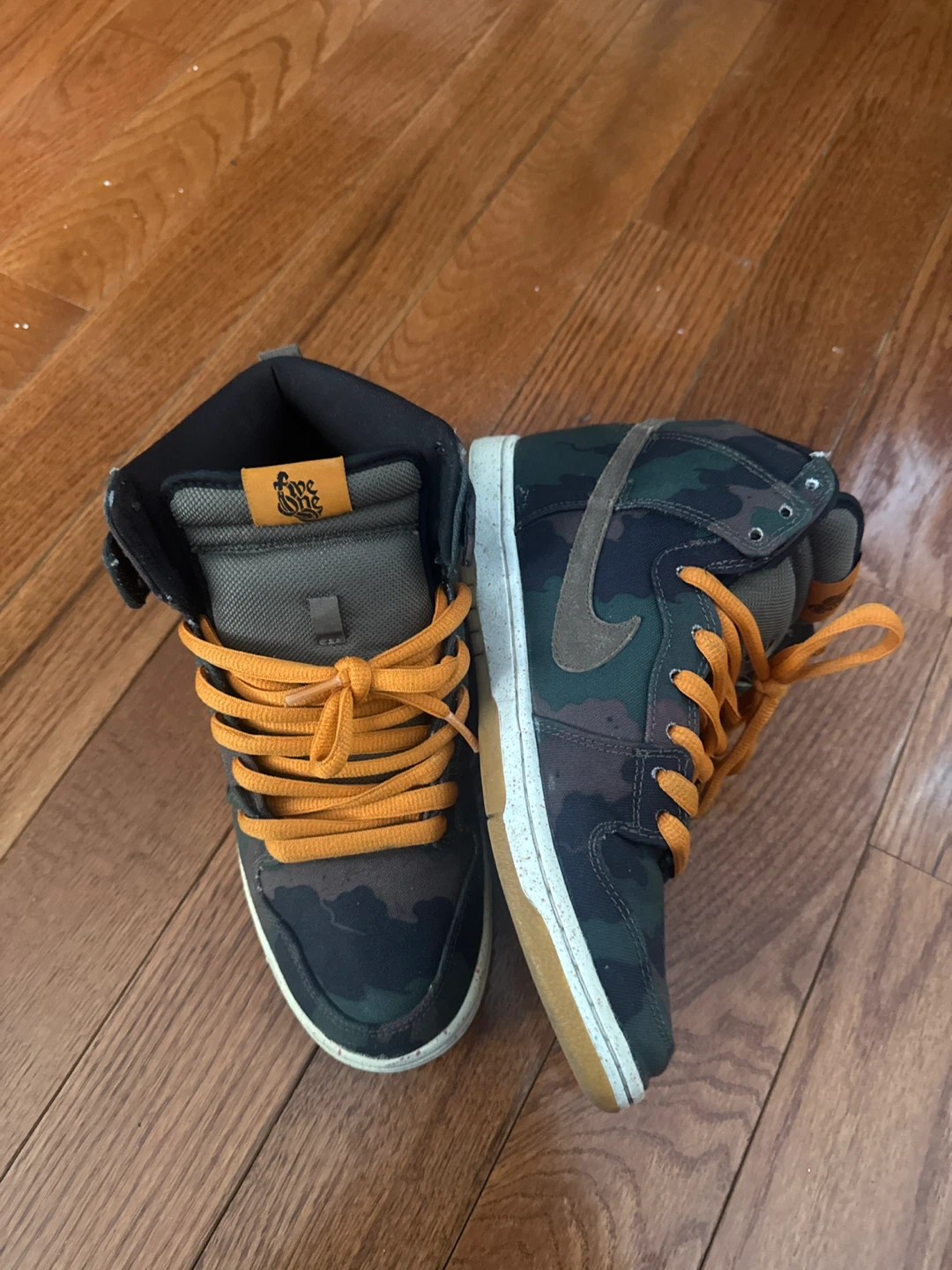 Nike Dunk SB High Camo High Top Sneakers - photo 2