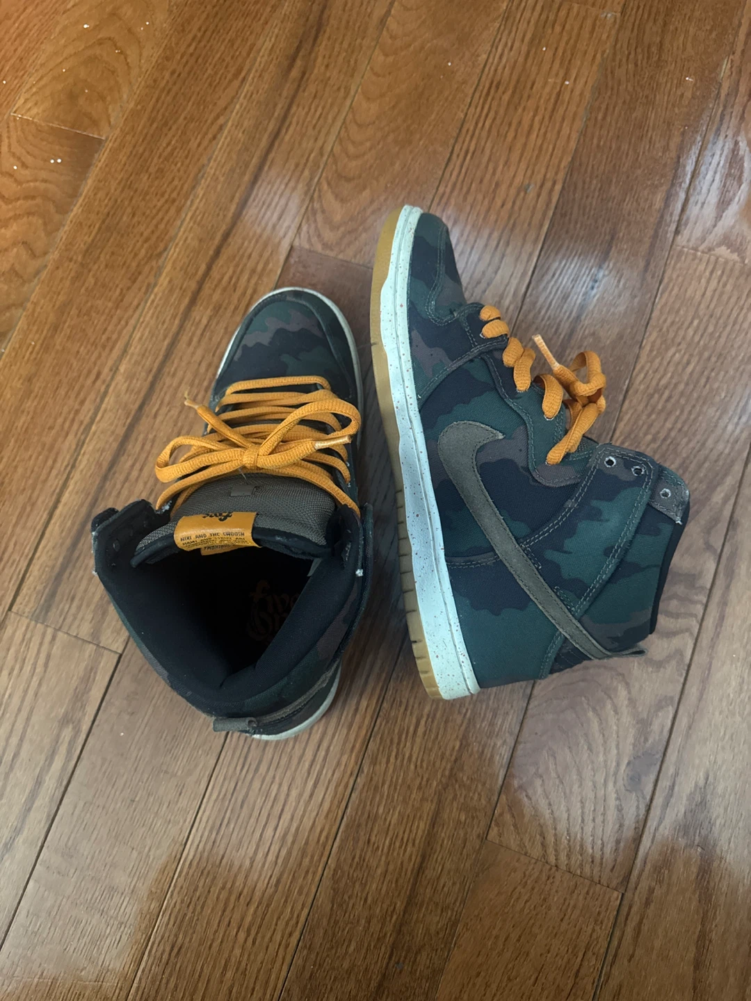 Nike Dunk SB High Camo High Top Sneakers - photo 3