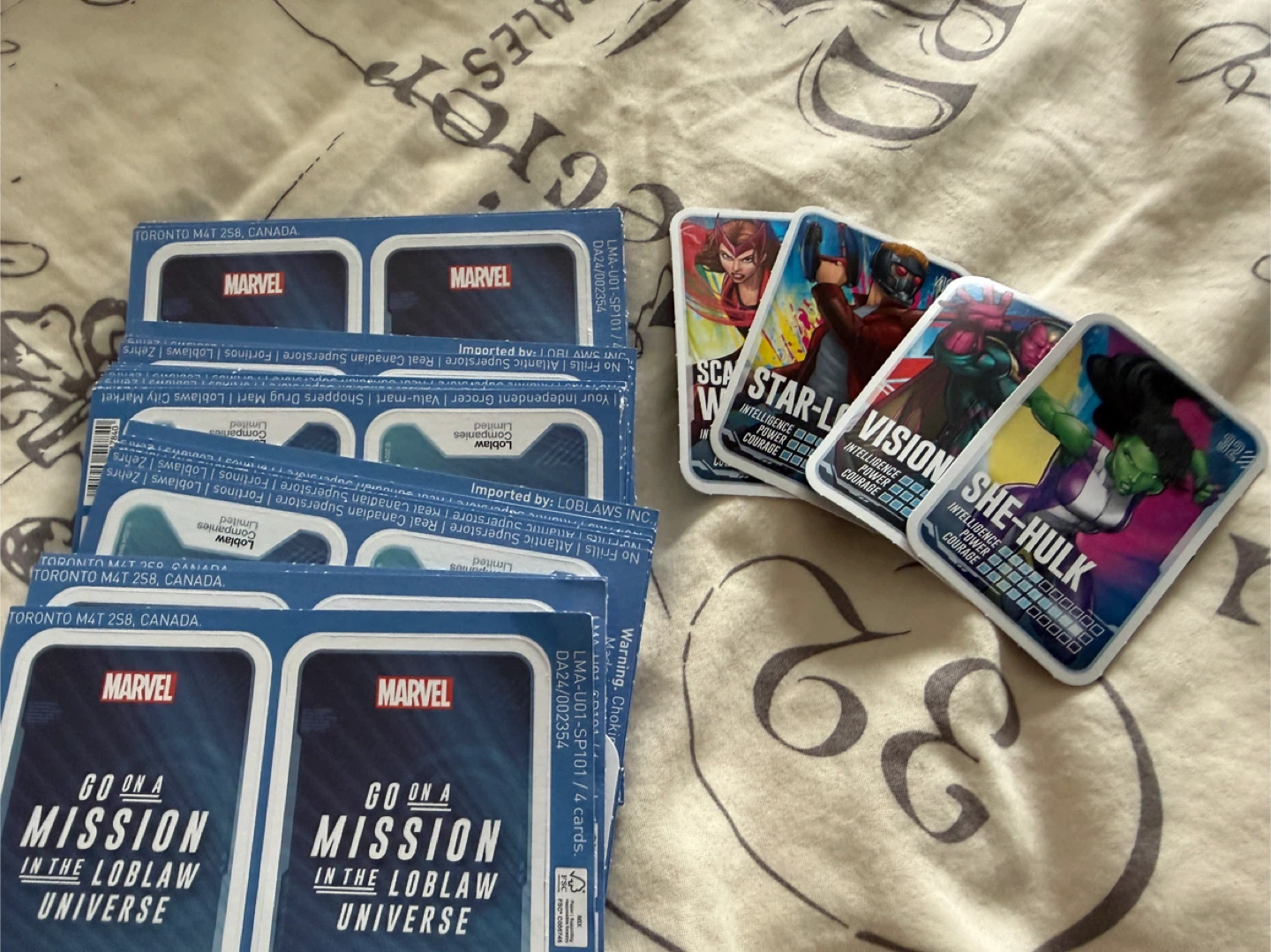 Marvel Loblaw Mission Universe Trading Cards - photo 2
