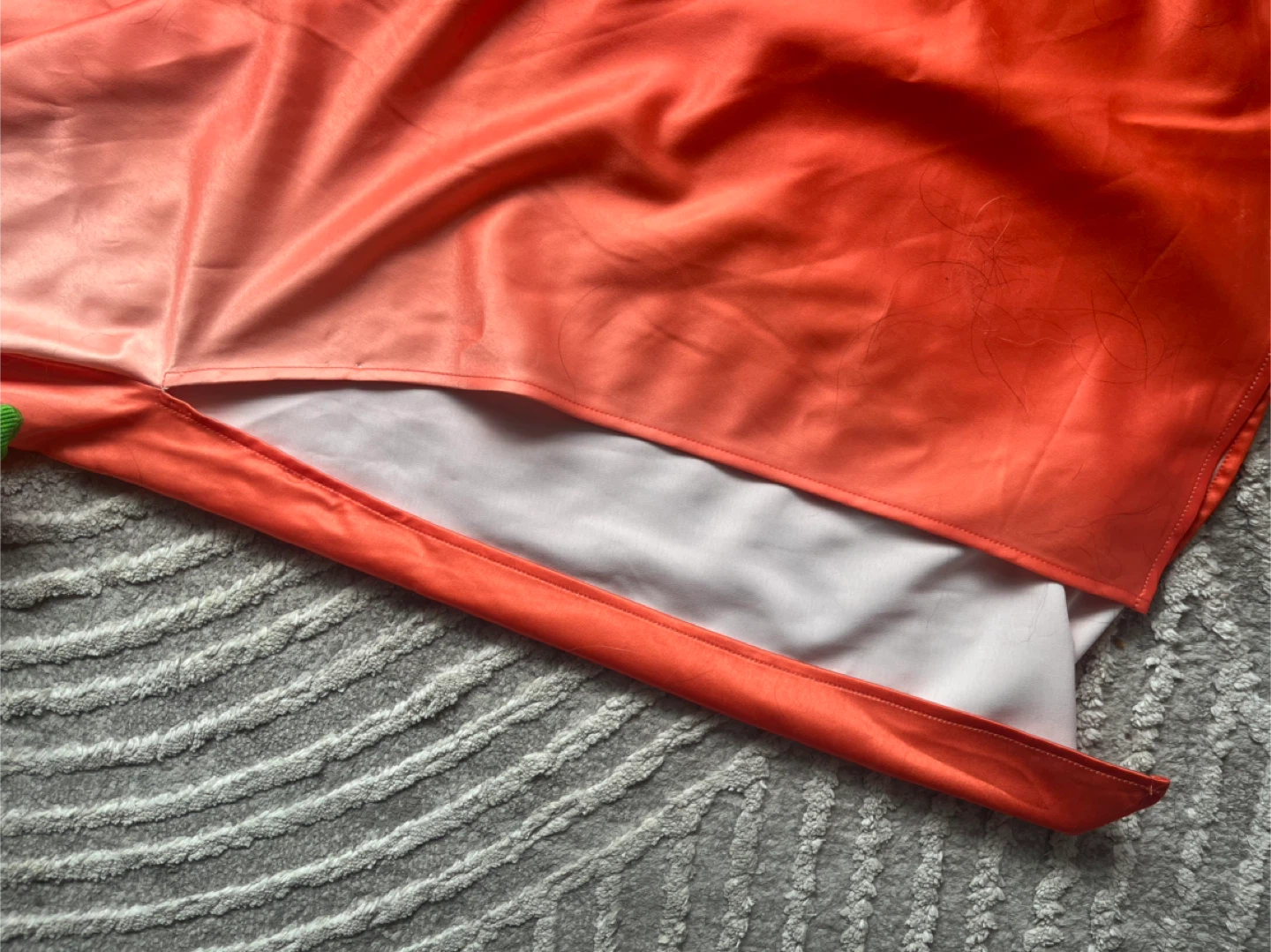 Ombre Silk orange Dress NEW - photo 2