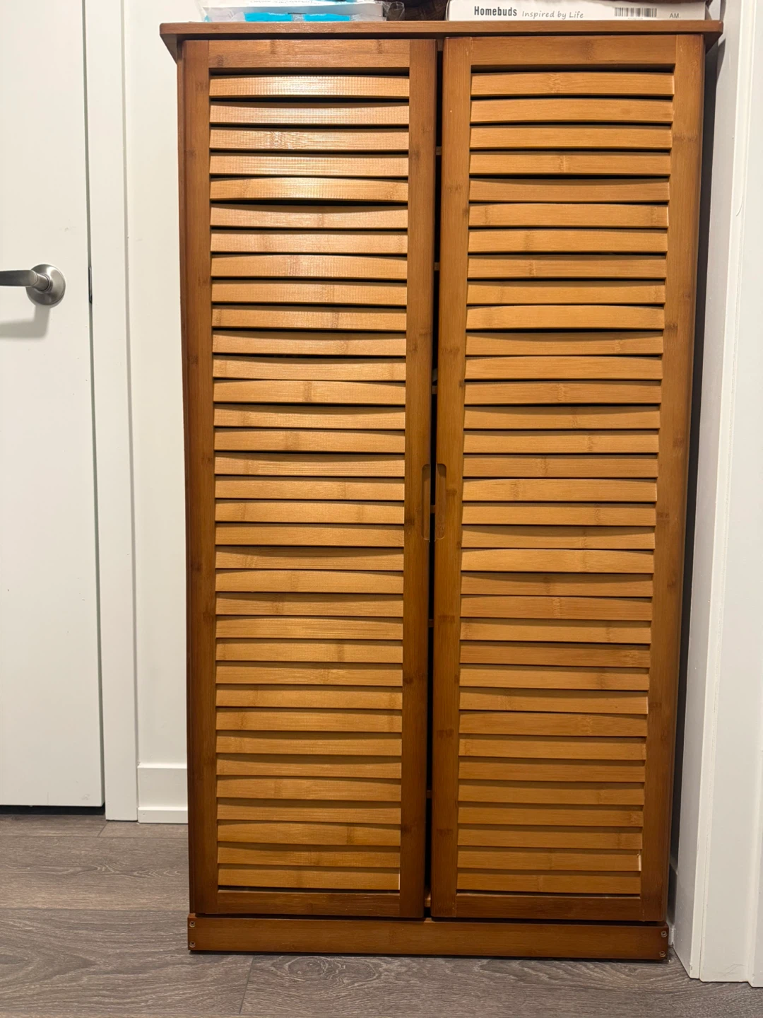 Faux Paux wooden shoe rack