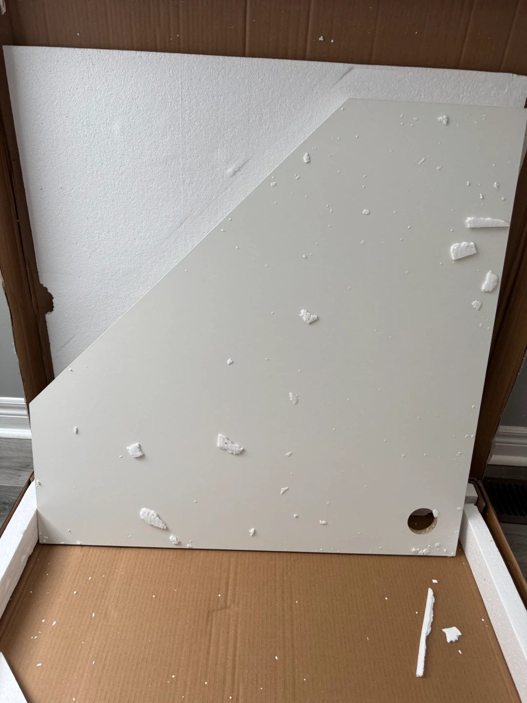 White Corner Computer Desk - photo 3