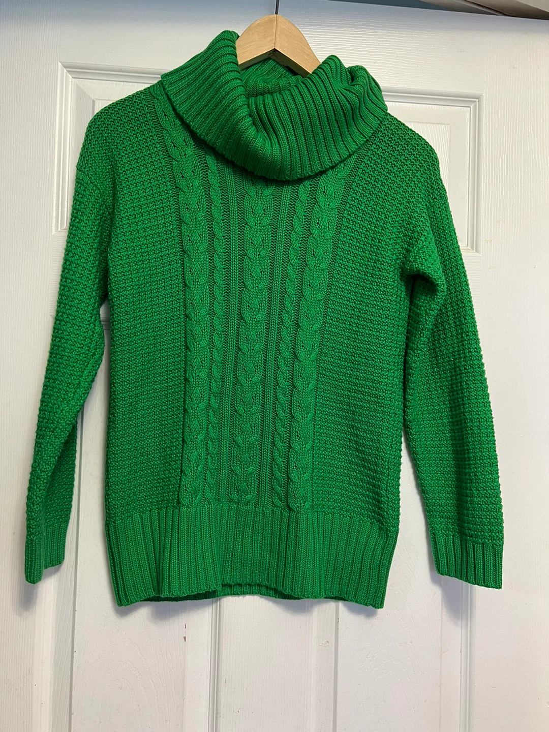 Bundle of Women's Long Sleeve Sweaters - Red, Green, Grey - photo 3