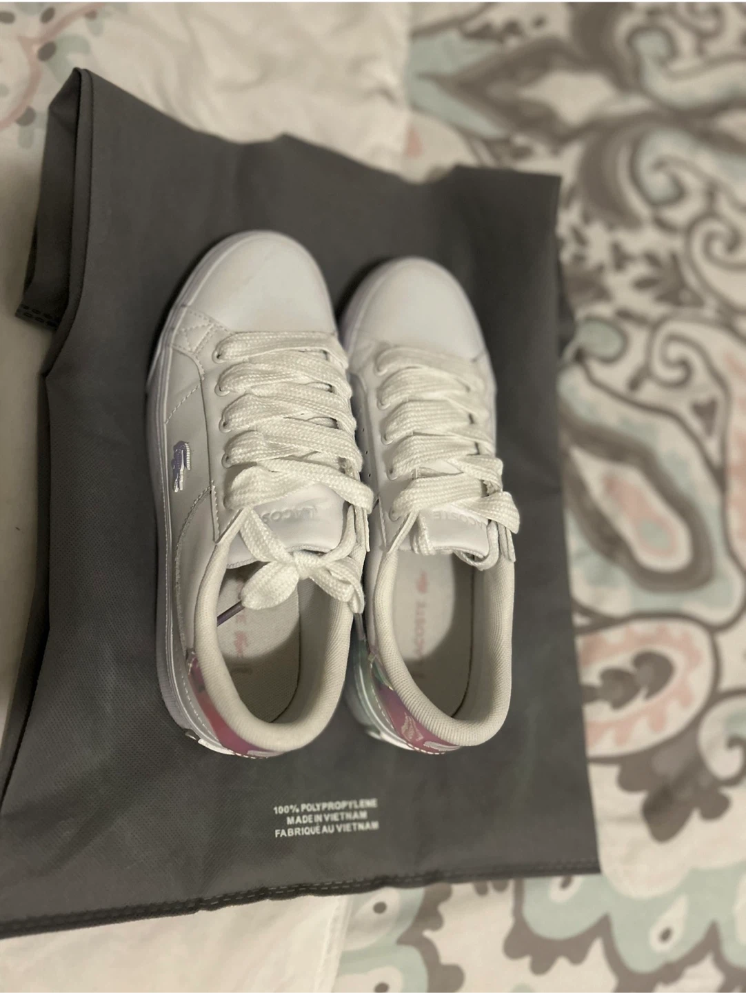 Lacoste Women's White Leather Sneakers - photo 2