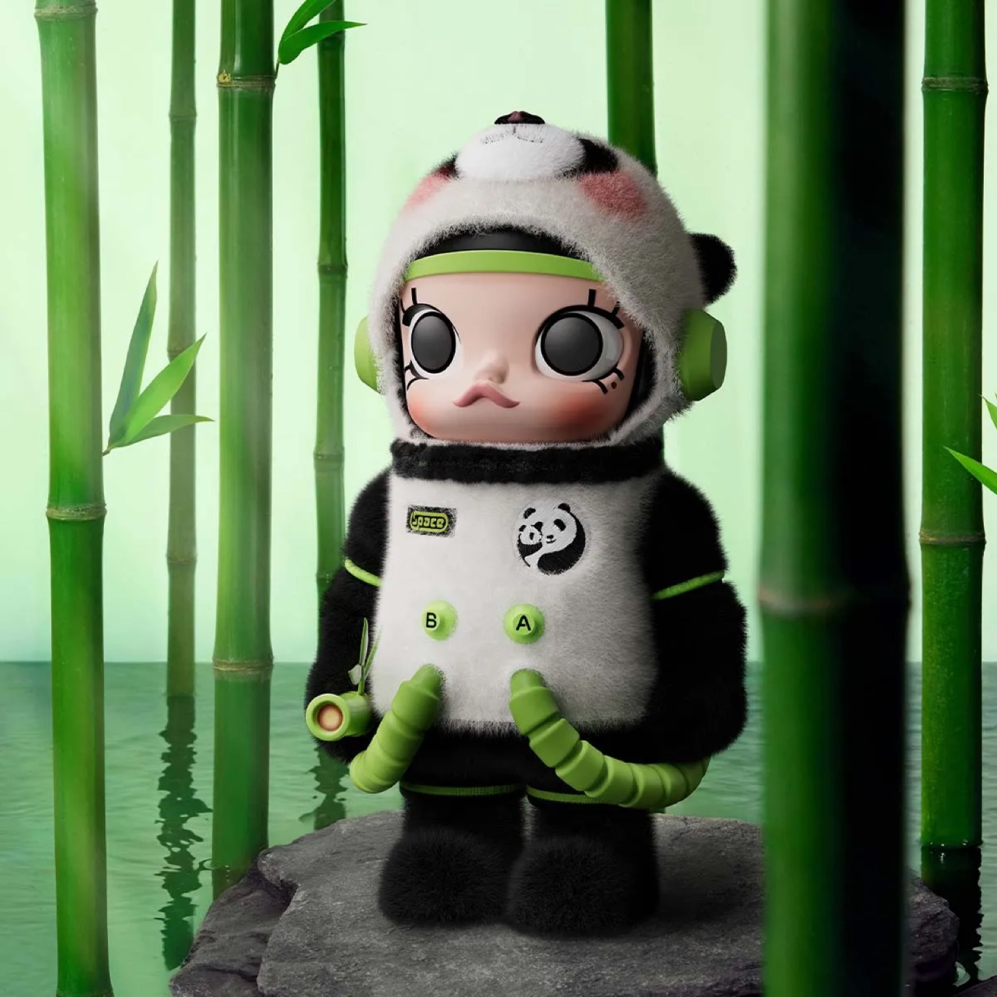 POP MART MEGA SPACE MOLLY 400% Panda - photo 5