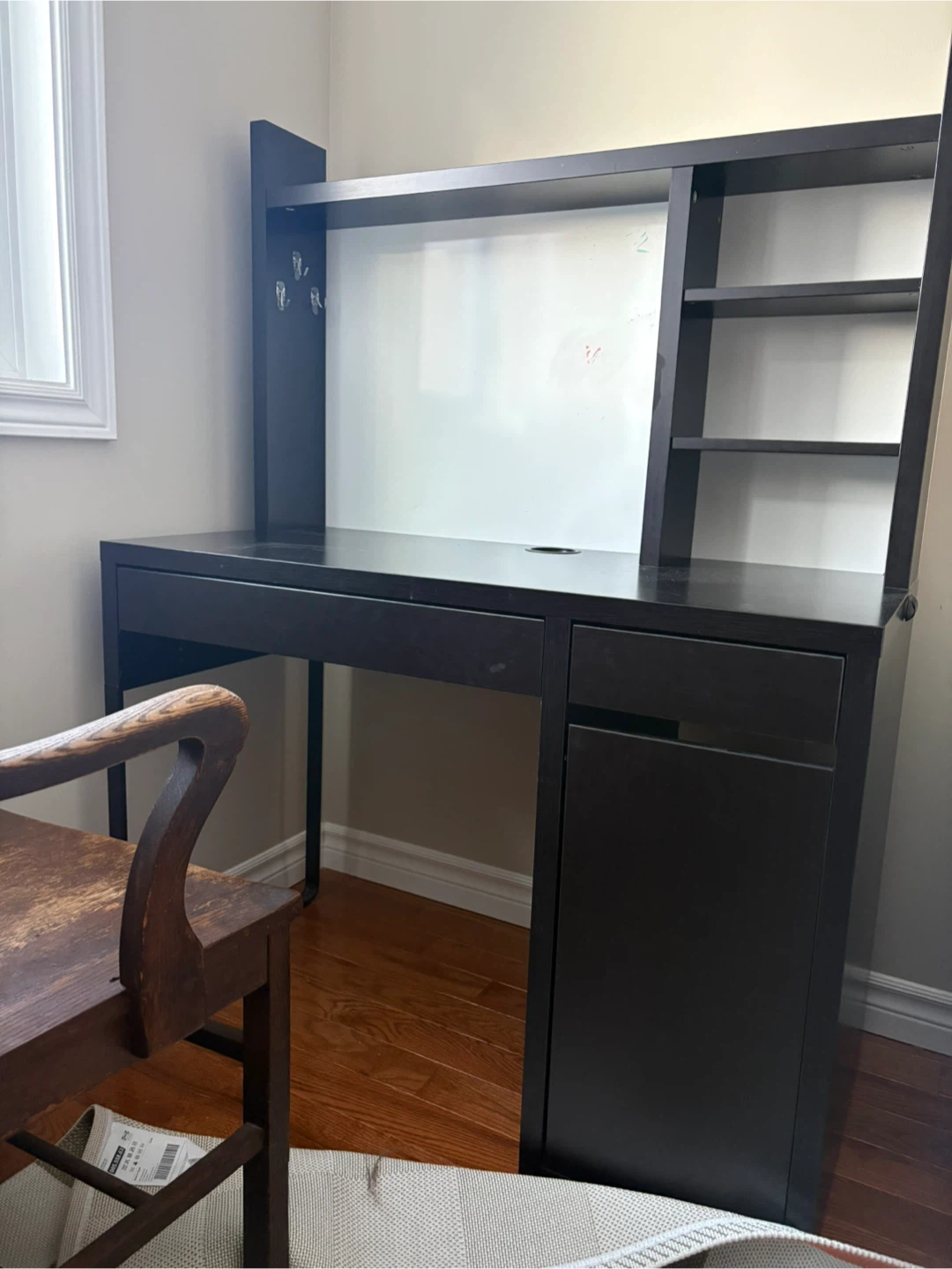 IKEA MICKE Desk with Hutch