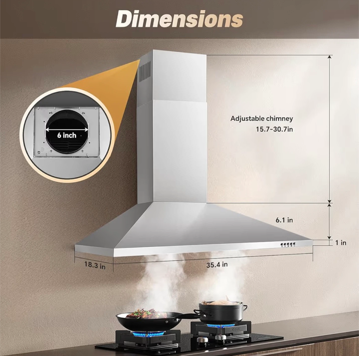 Stainless Steel Range Hood - photo 2