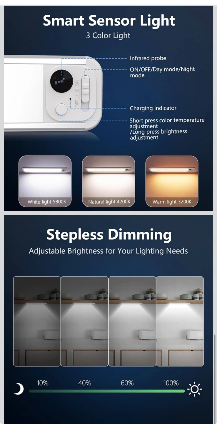 3 Color Smart Sensor Light - photo 5