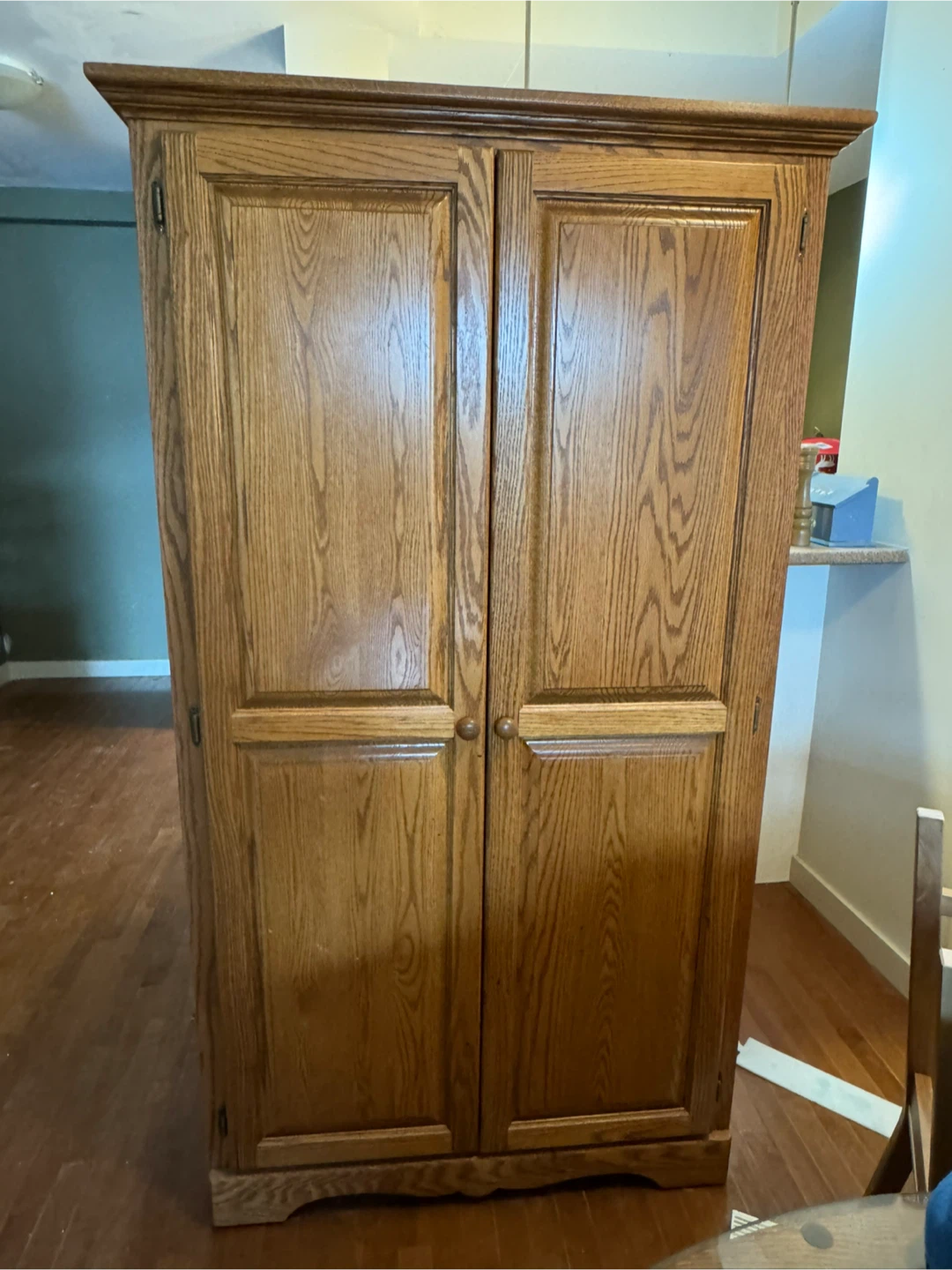 Oak Wardrobe Armoire