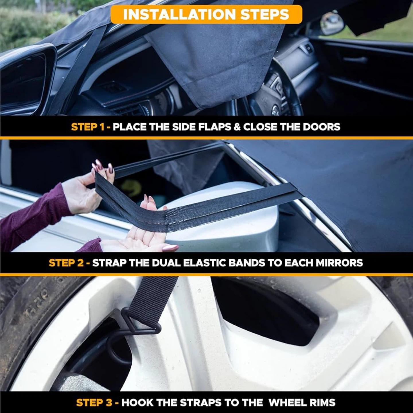 EcoNour Windshield Snow Cover with Storage Pouch - photo 4