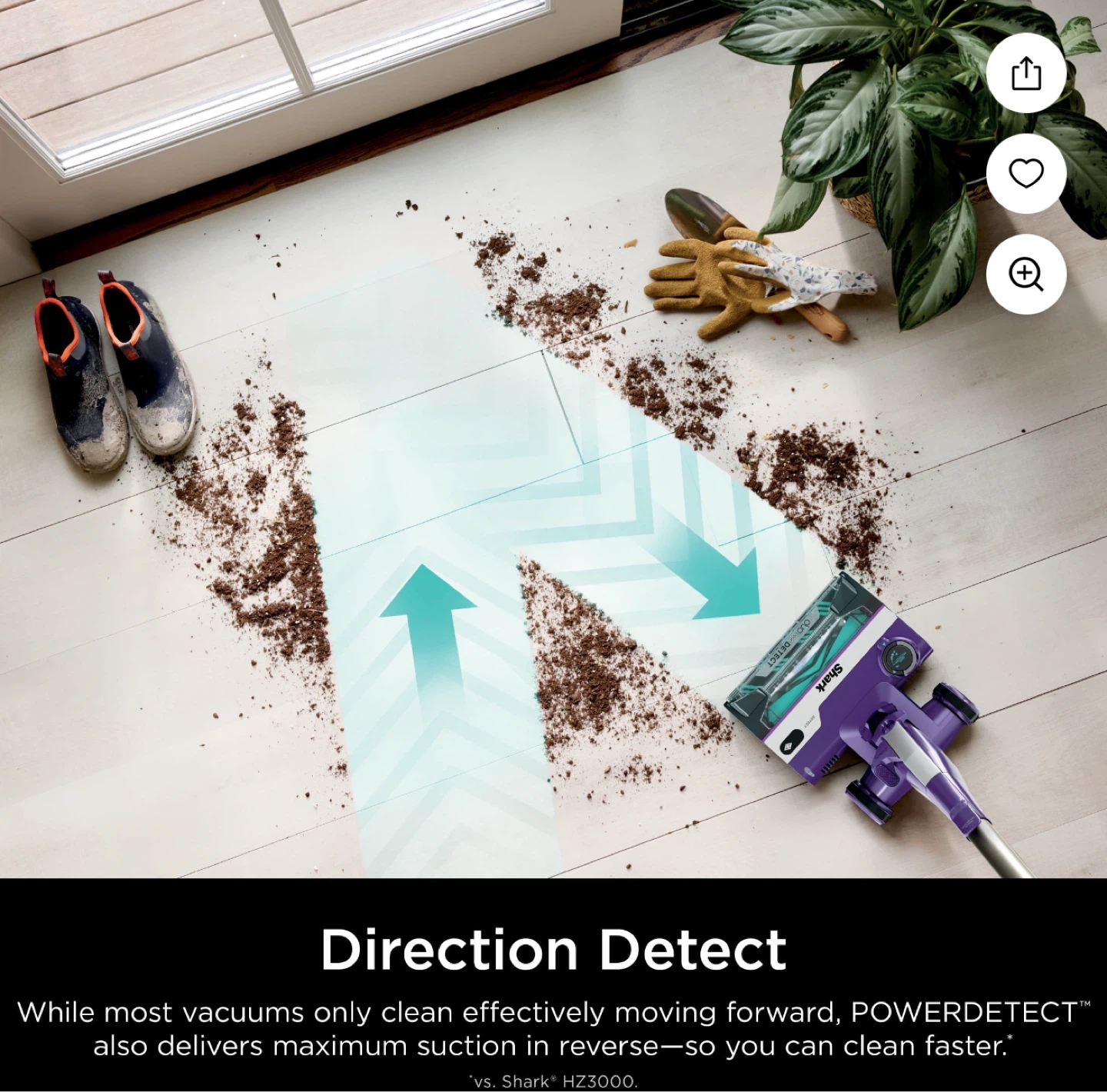 Shark PowerDetect Corded Ultra-Light Stick Vacuum - photo 2
