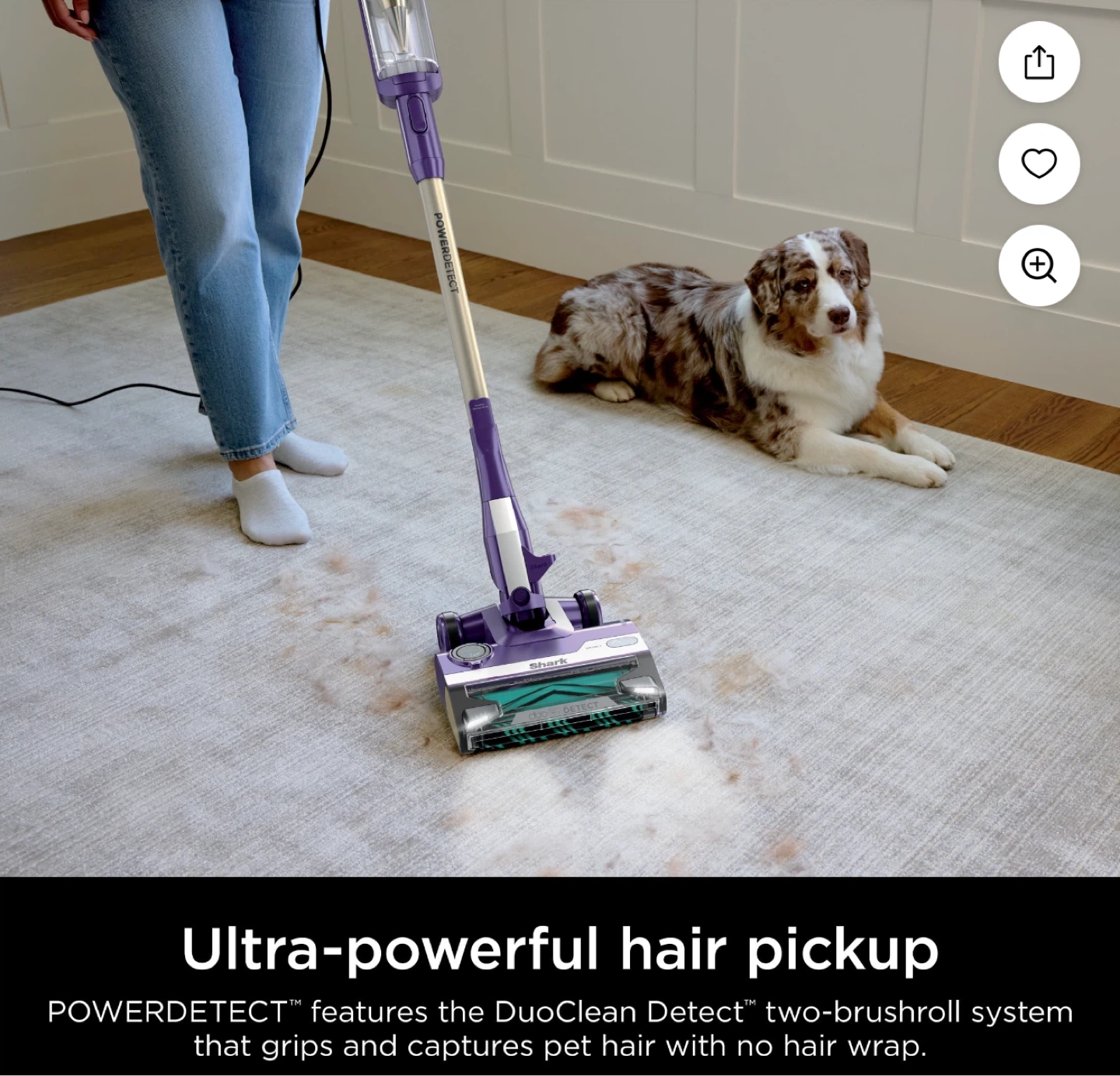 Shark PowerDetect Corded Ultra-Light Stick Vacuum - photo 4