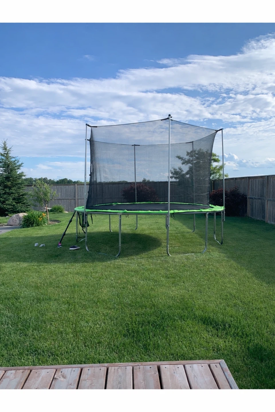 12 feet  Backyard Trampoline with Safety Enclosure - photo 2