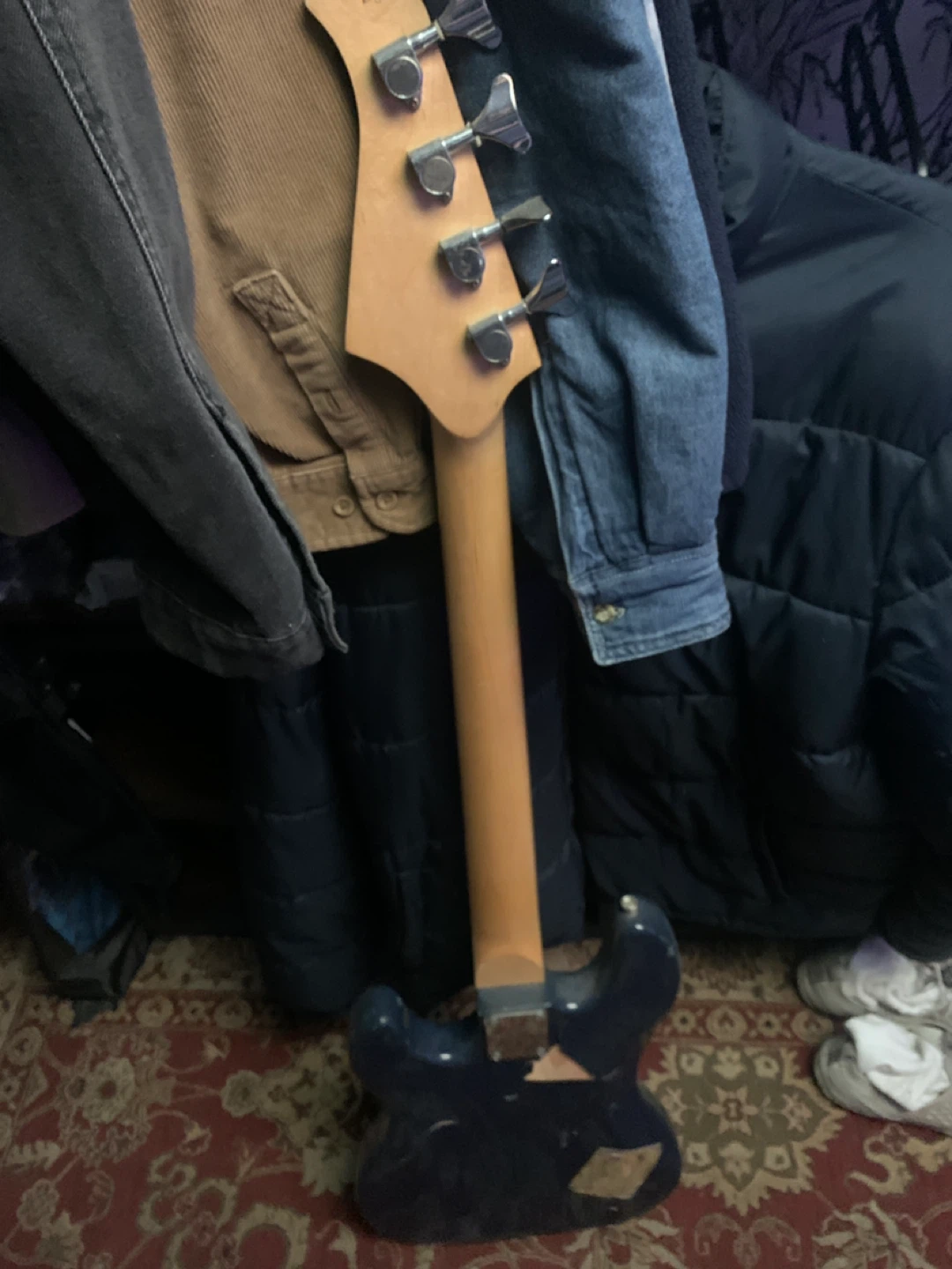 4-String Bass Guitar - Dark Blue - photo 3