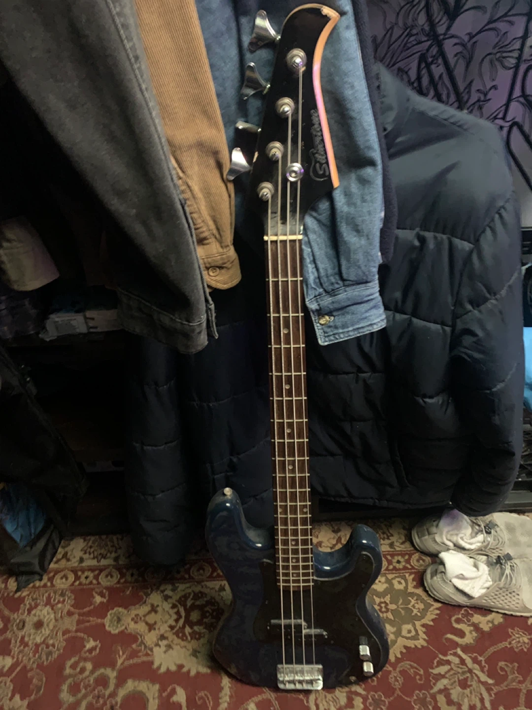 4-String Bass Guitar - Dark Blue