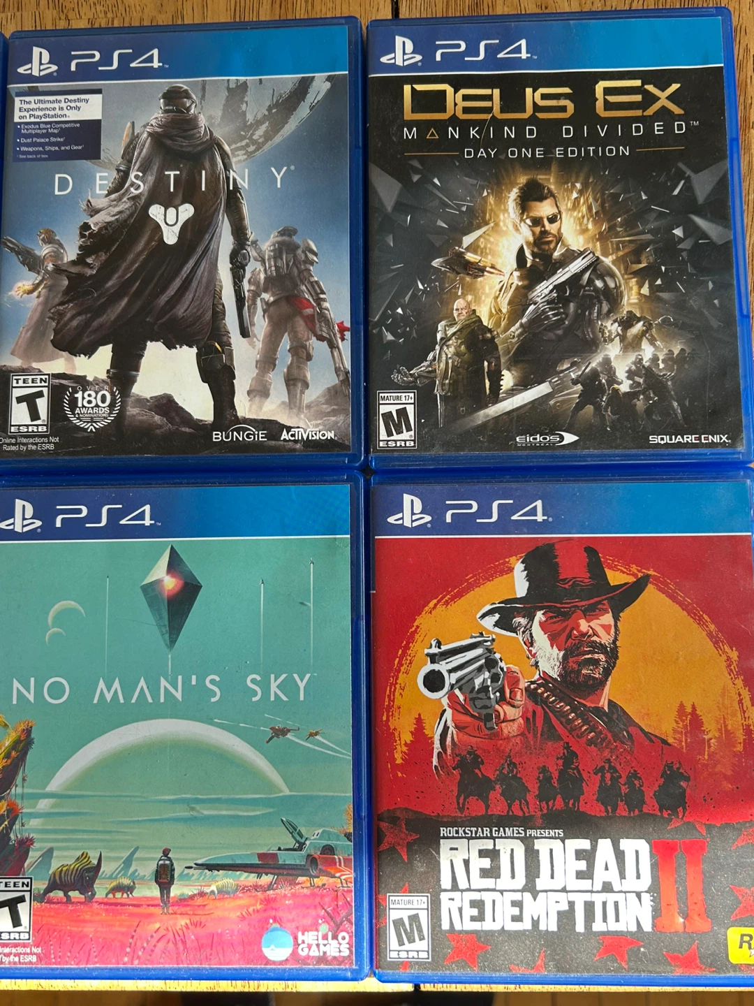 PS4 Video Games - No Man’s Sky, Spiderman, Red Dead II and more