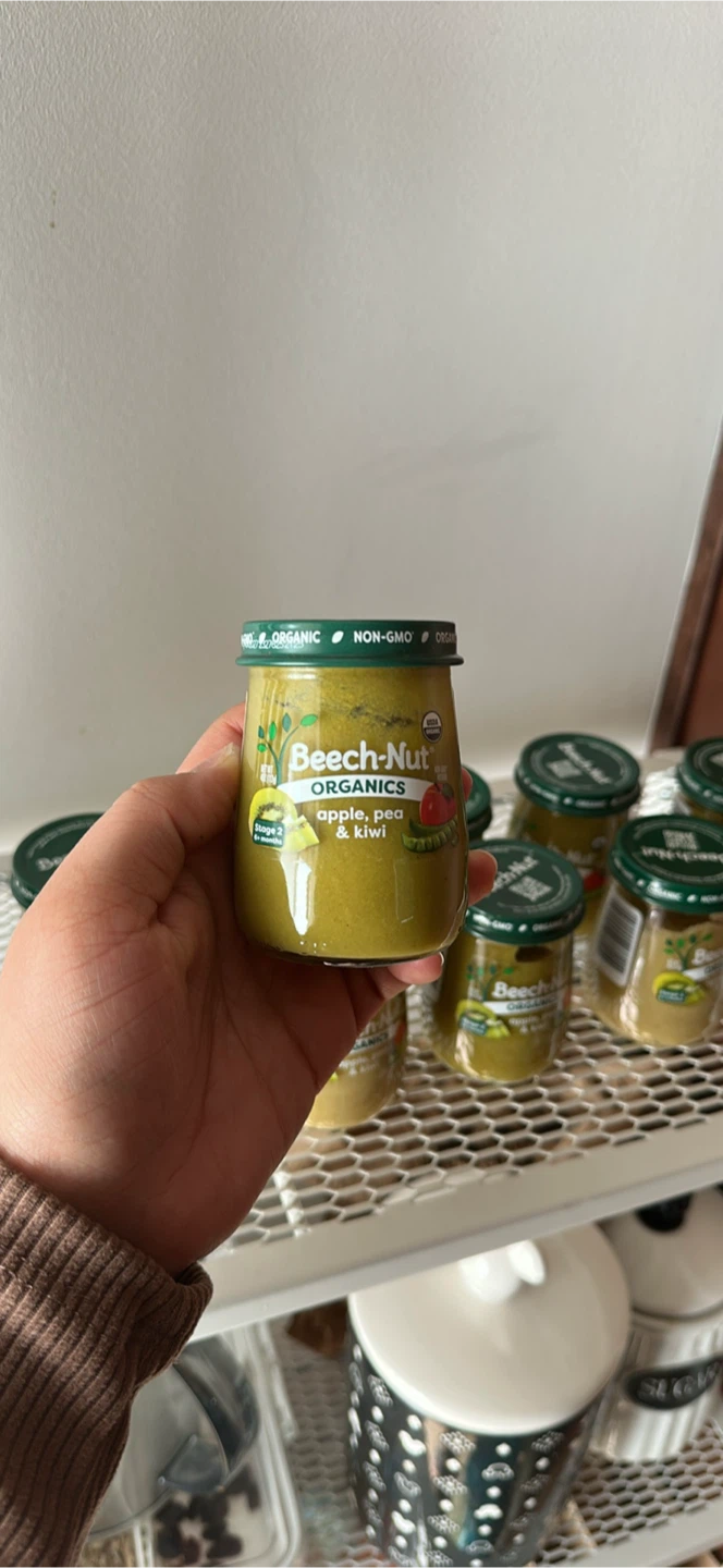 Beech-Nut Organics Apple, Pea & Kiwi Baby Food - 9 Jars 🏆 - photo 2