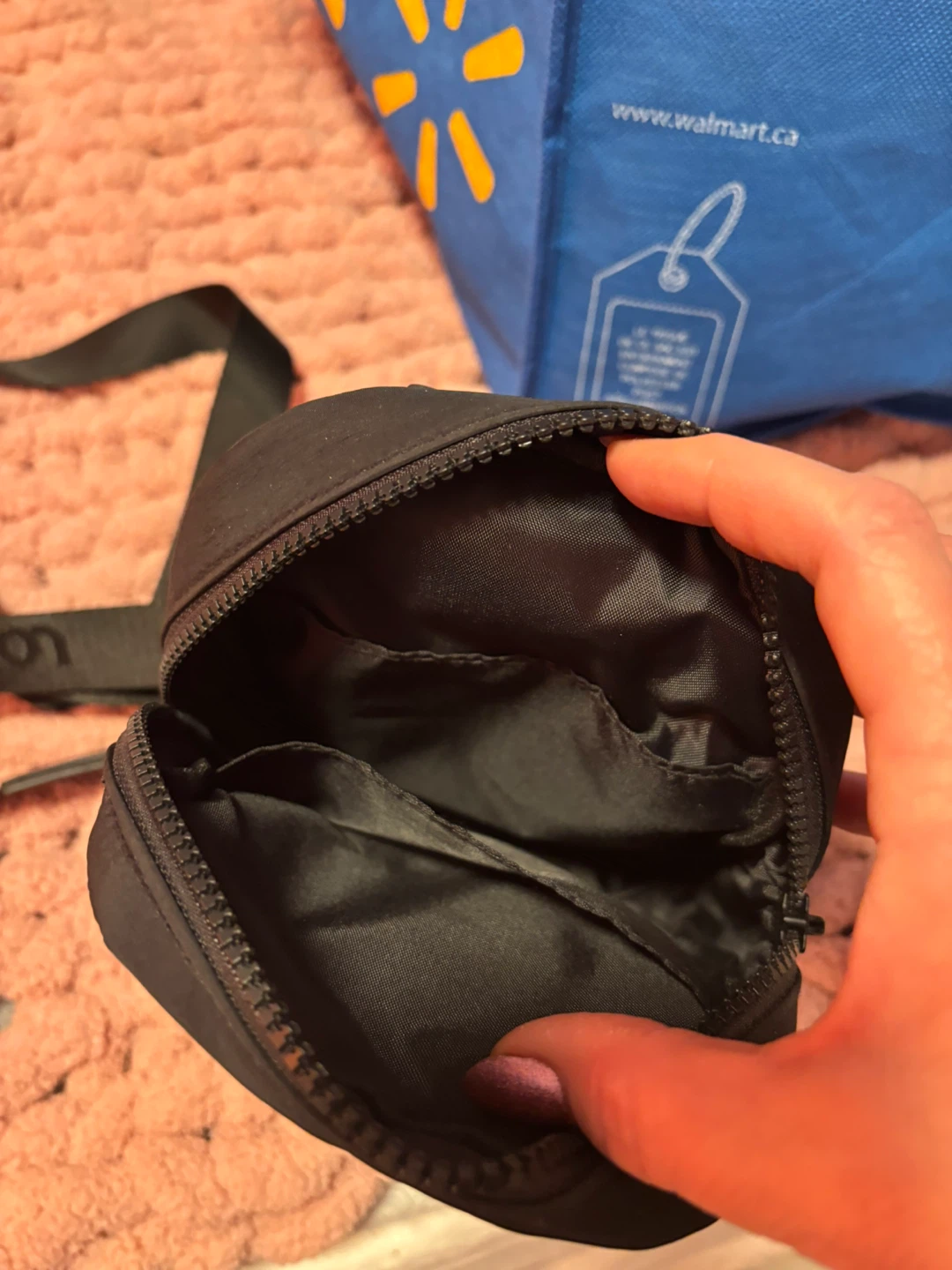 Black Nylon Crossbody Bag - photo 2