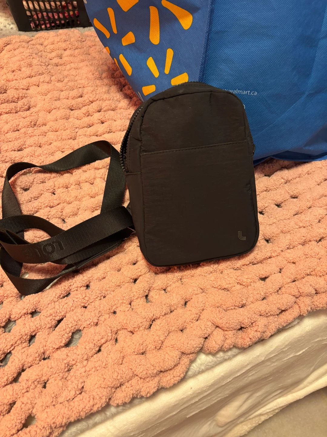 Black Nylon Crossbody Bag - photo 3