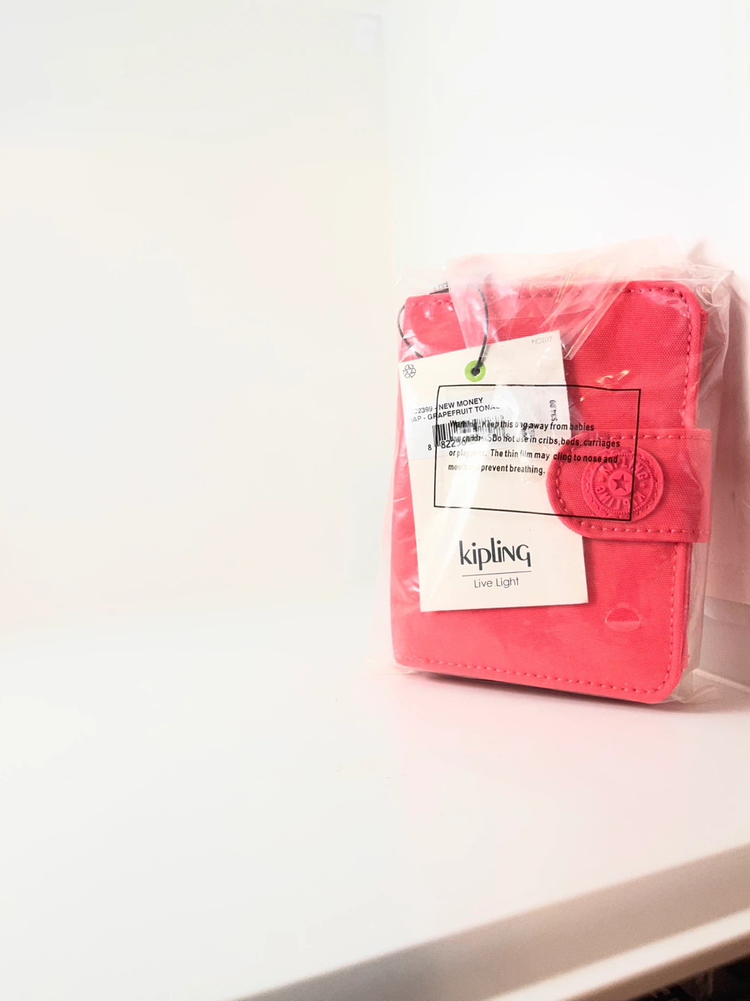 Kipling New Money Wallet - Coral - photo 2