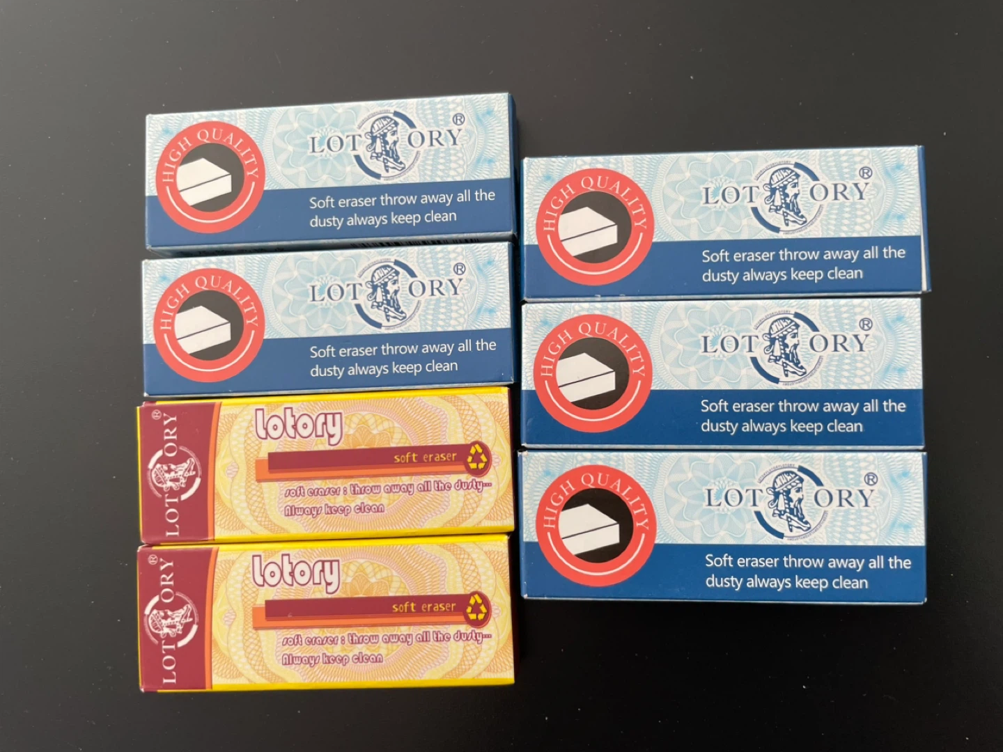 7x Lotory Soft Eraser arts crafts sketching drawing erasers