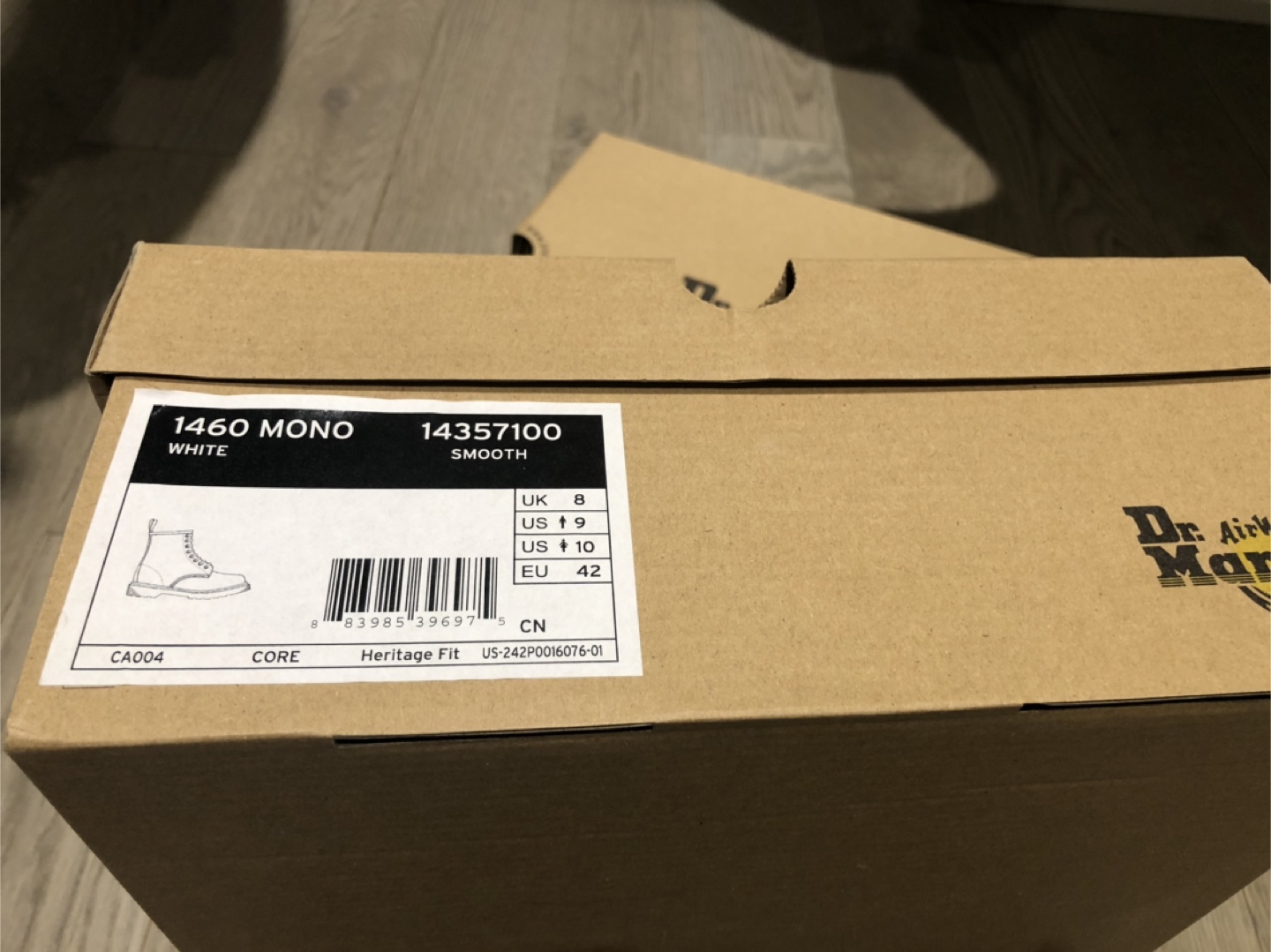 [Brand new]Dr. Martens 1460 Mono Smooth Boots - White - photo 2