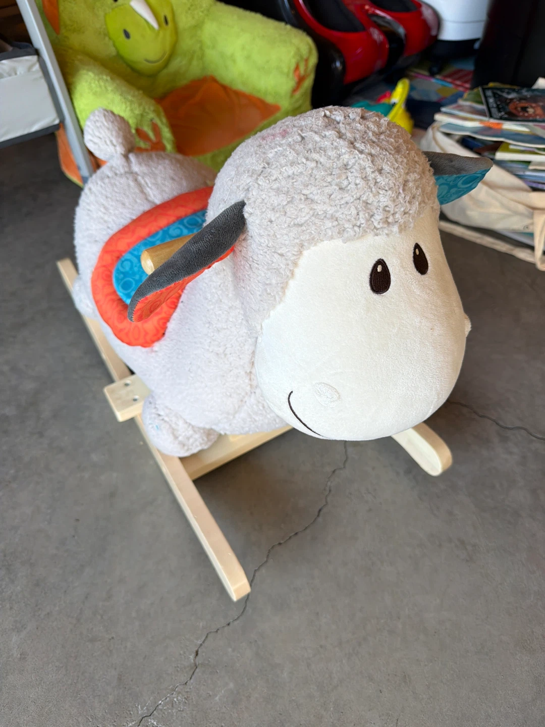 Plush Sheep Rocking Toy - photo 2
